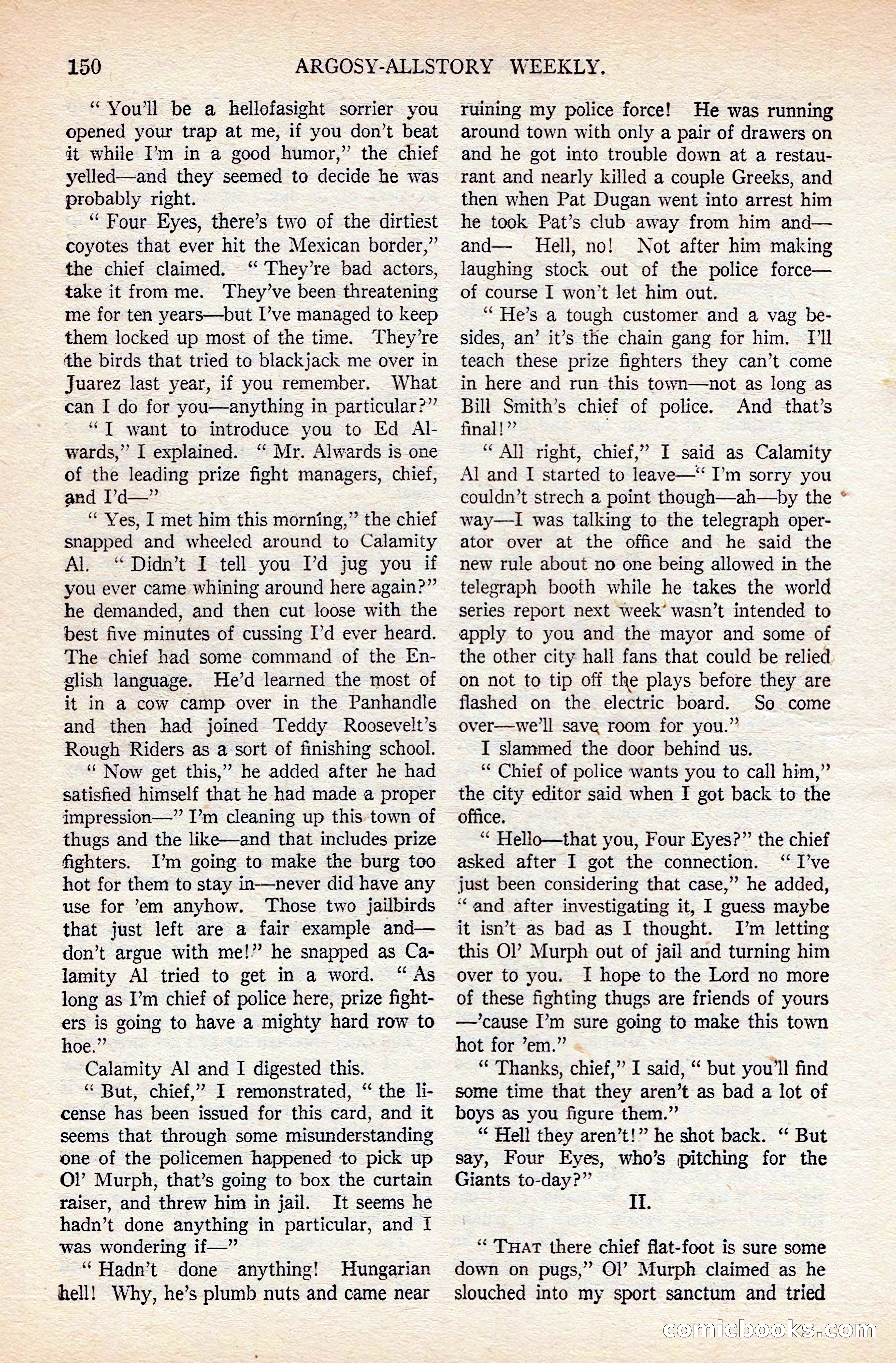 Argosy All-Story Weekly — page 160 of 176