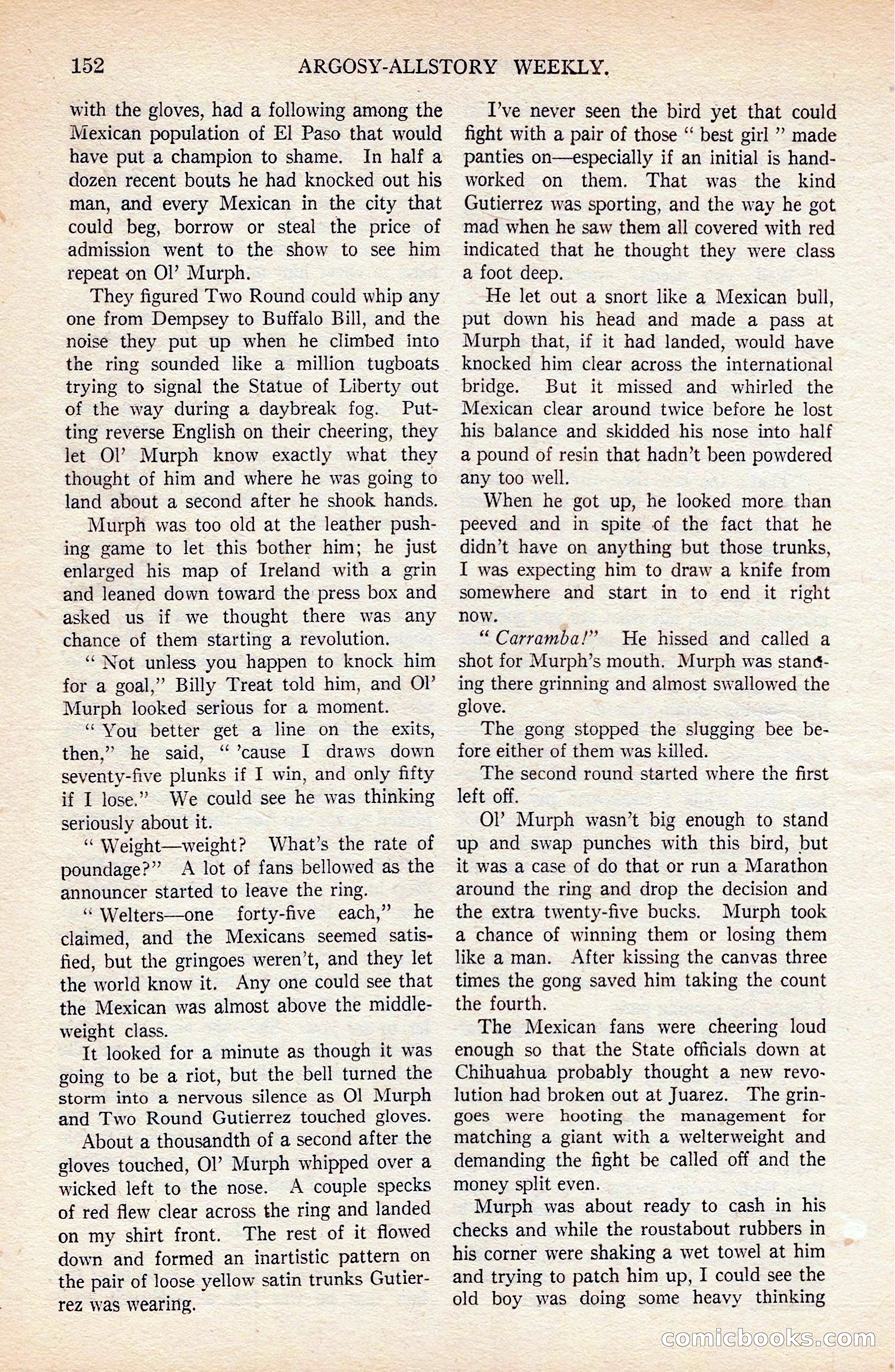 Argosy All-Story Weekly — page 162 of 176