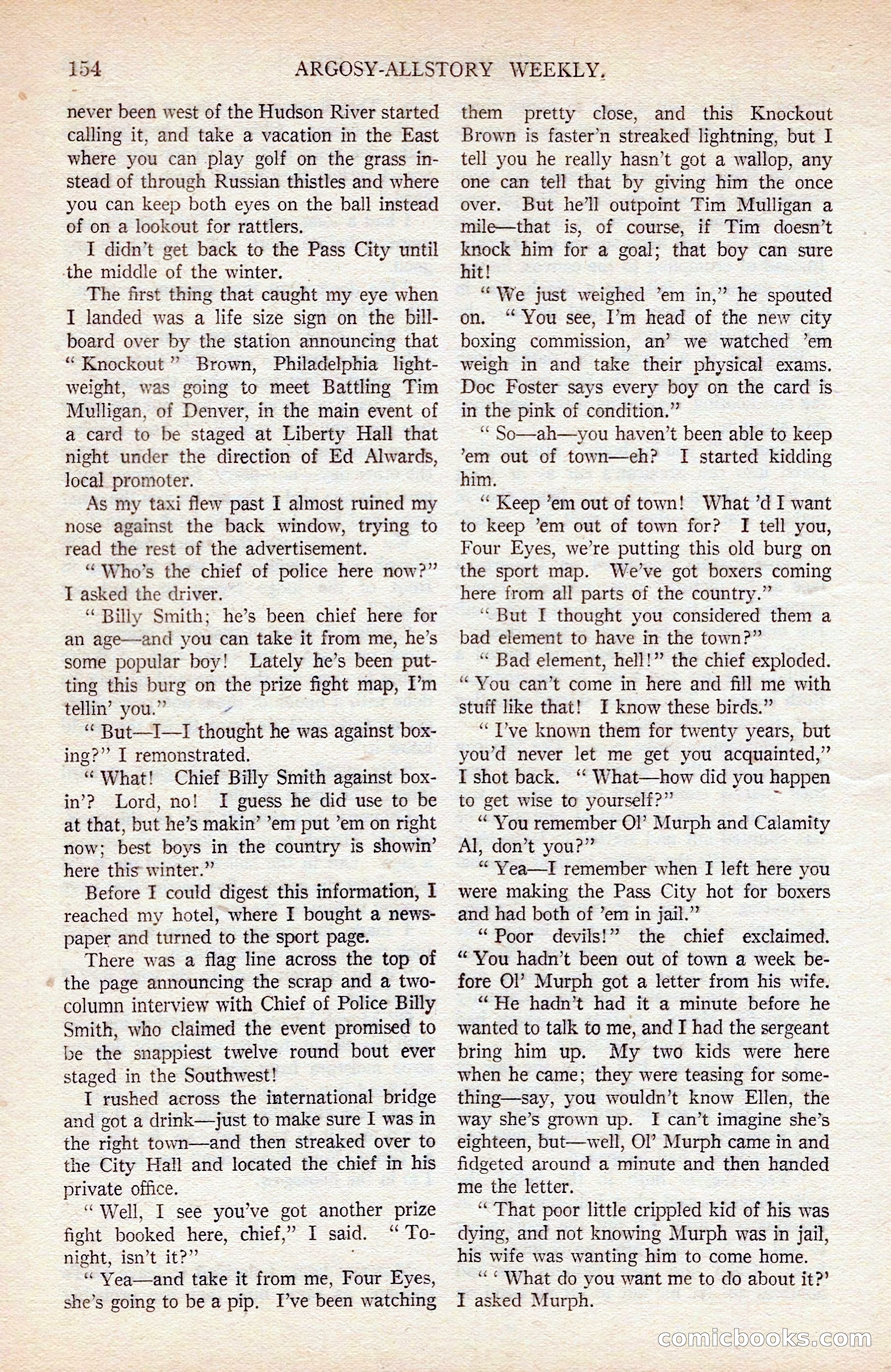 Argosy All-Story Weekly — page 164 of 176