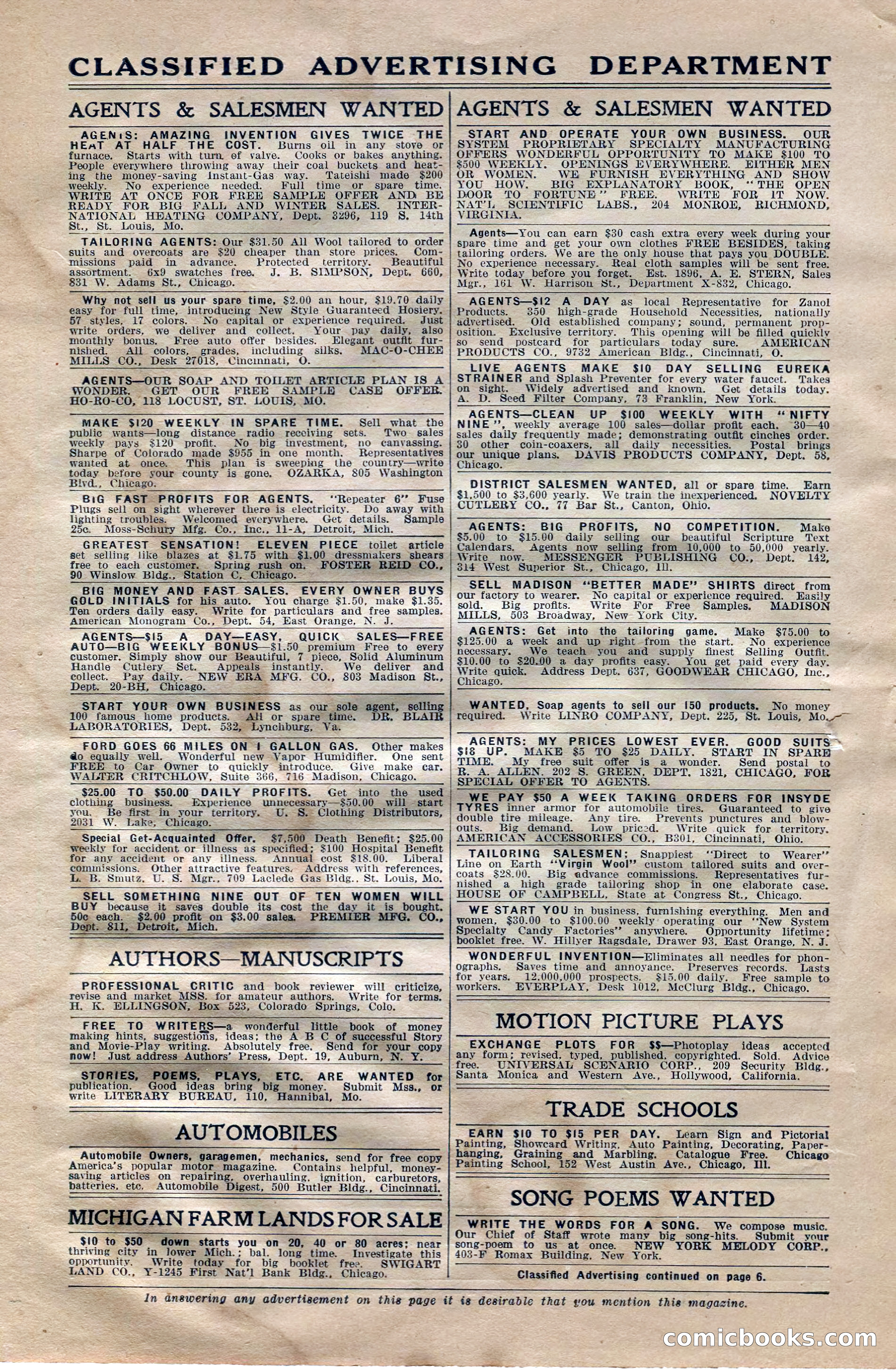 Argosy All-Story Weekly — page 6 of 196