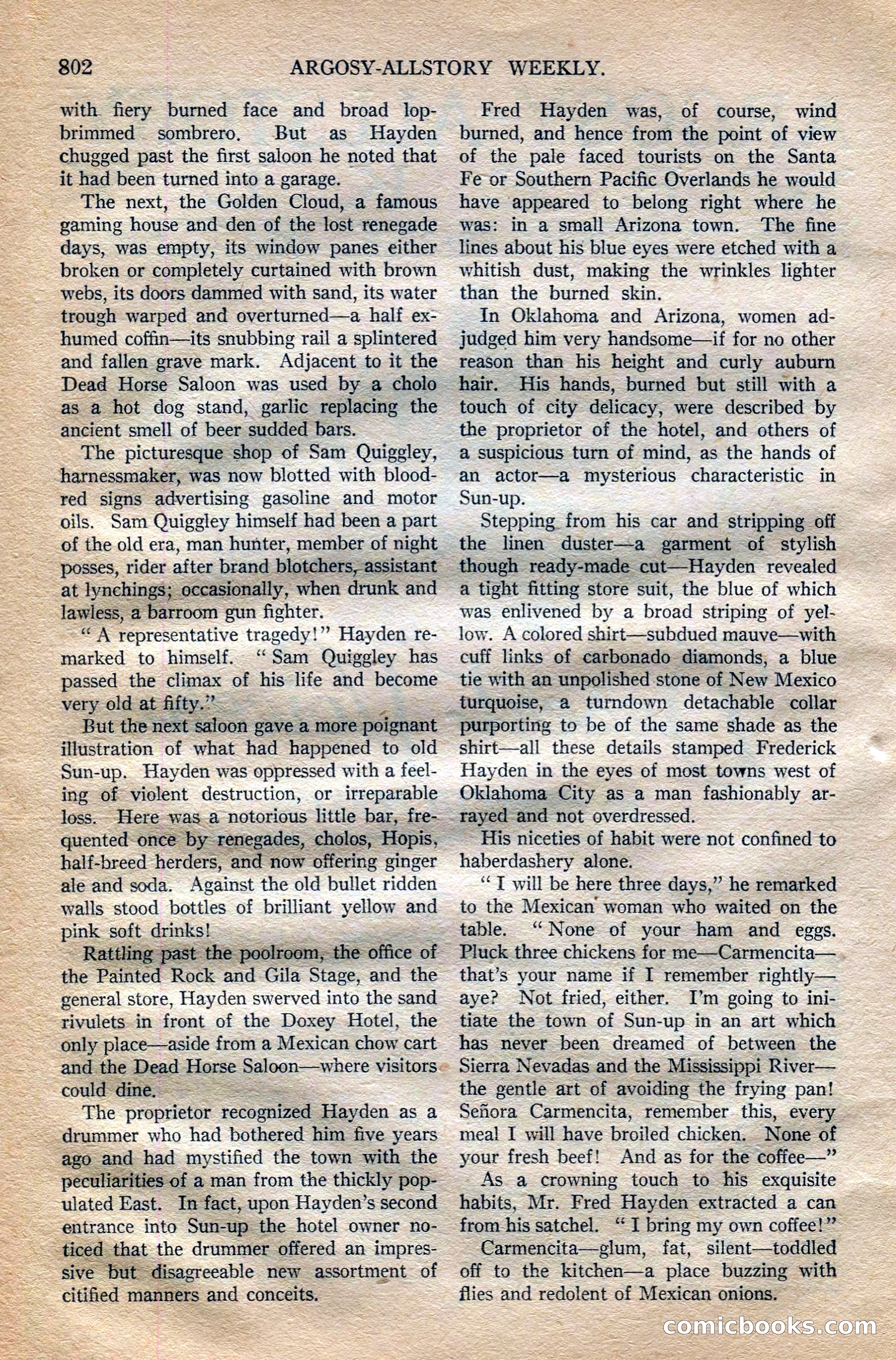 Argosy All-Story Weekly — page 20 of 196