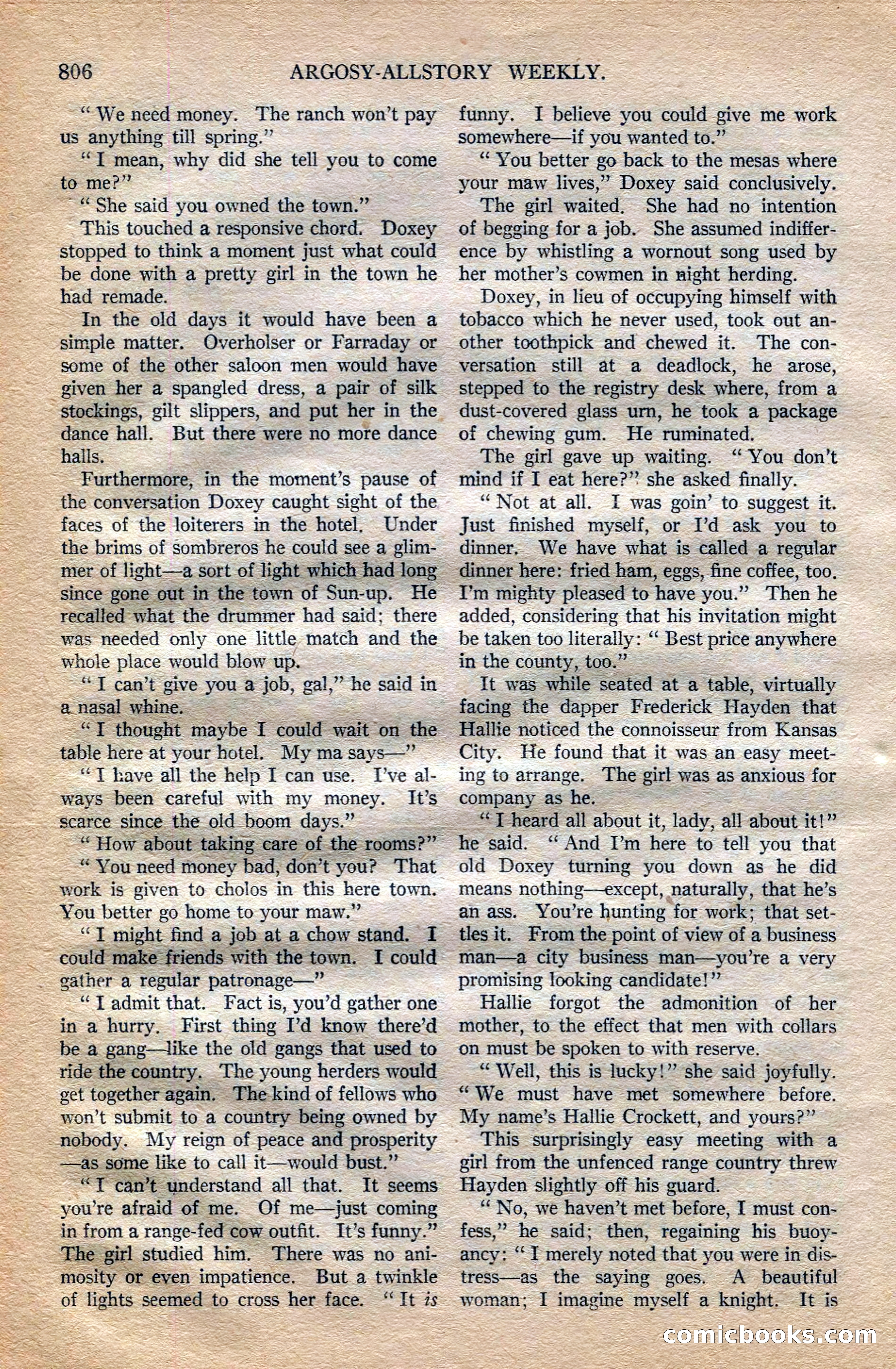 Argosy All-Story Weekly — page 24 of 196