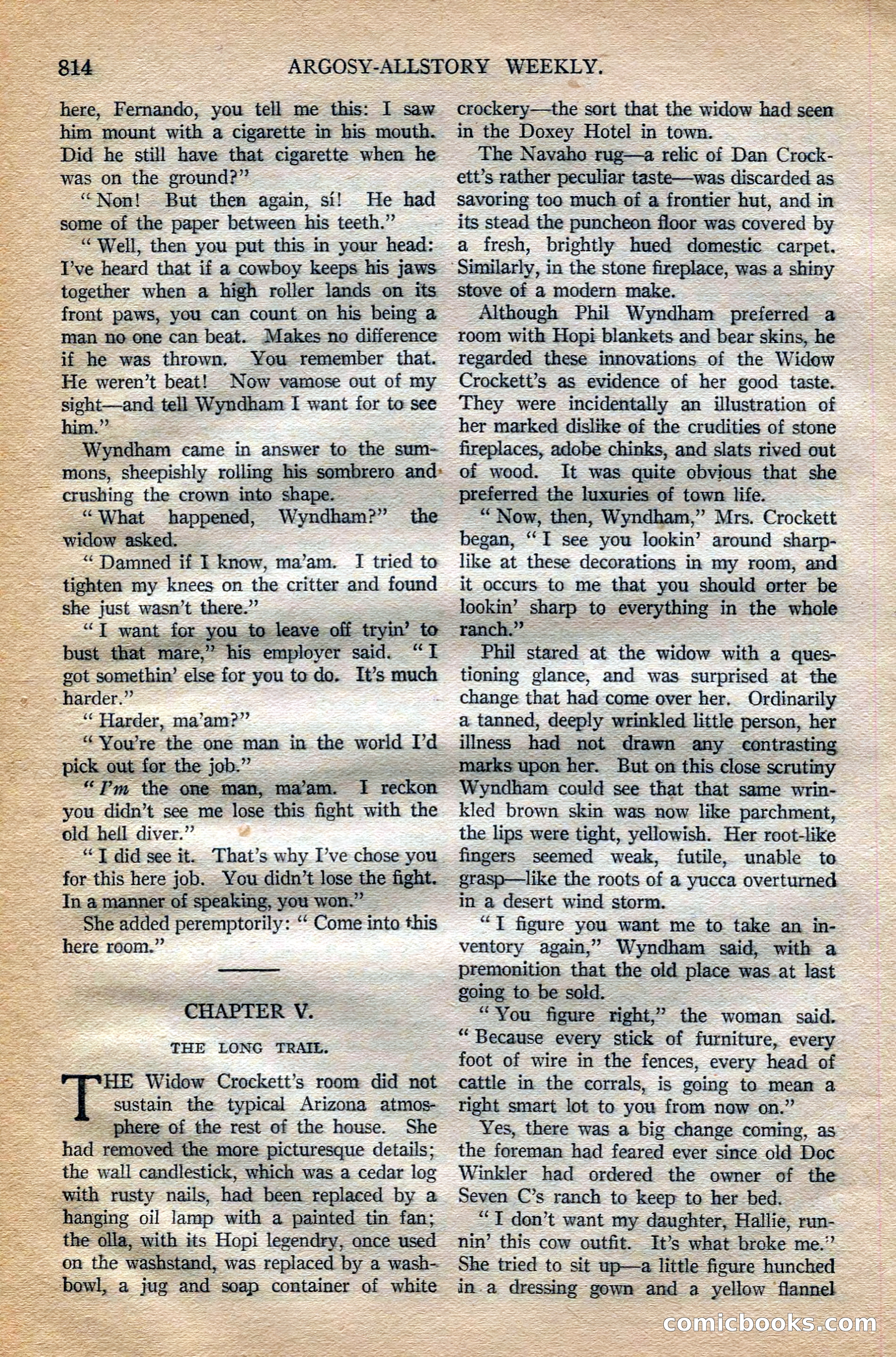 Argosy All-Story Weekly — page 32 of 196