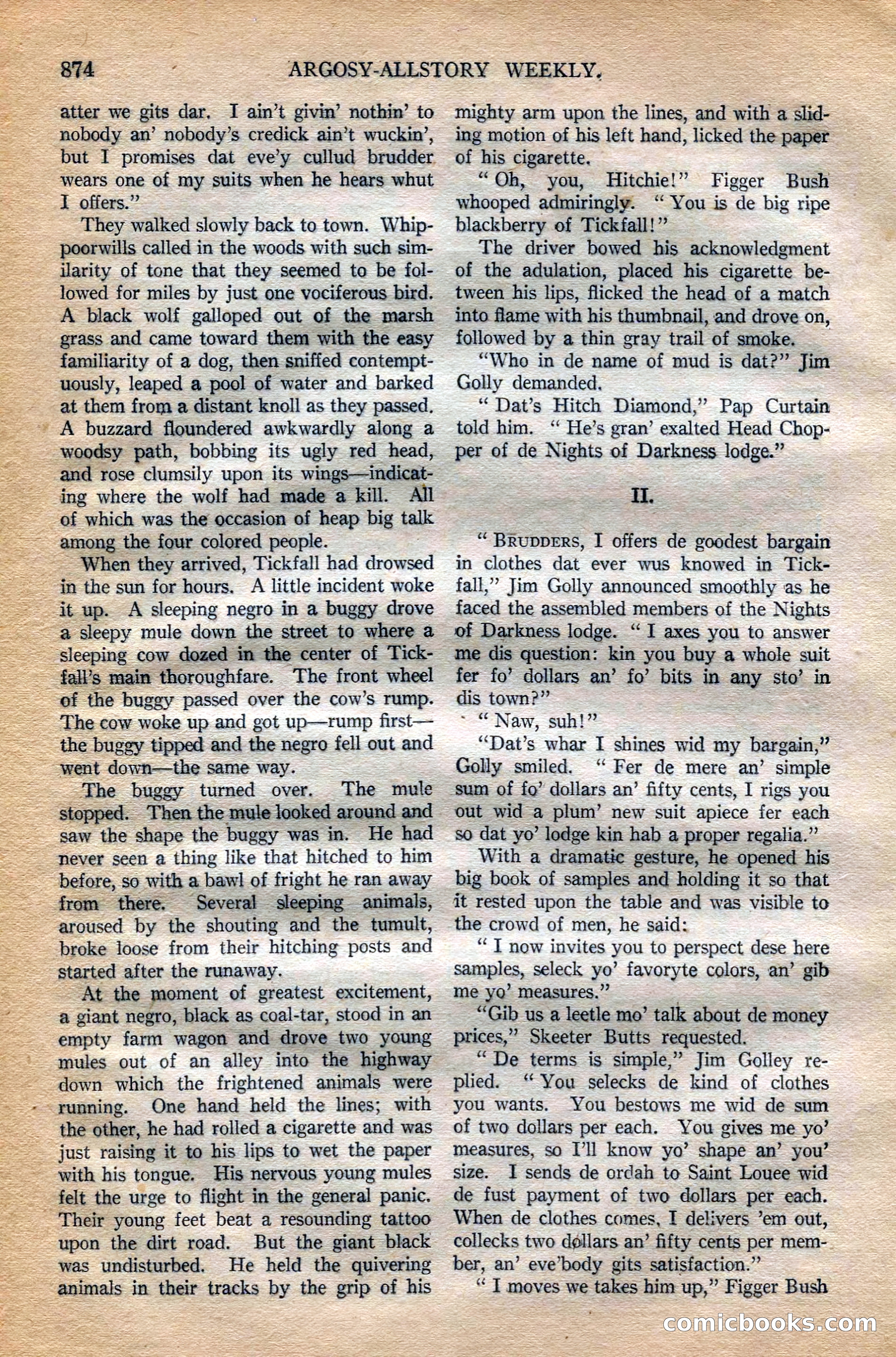 Argosy All-Story Weekly — page 92 of 196
