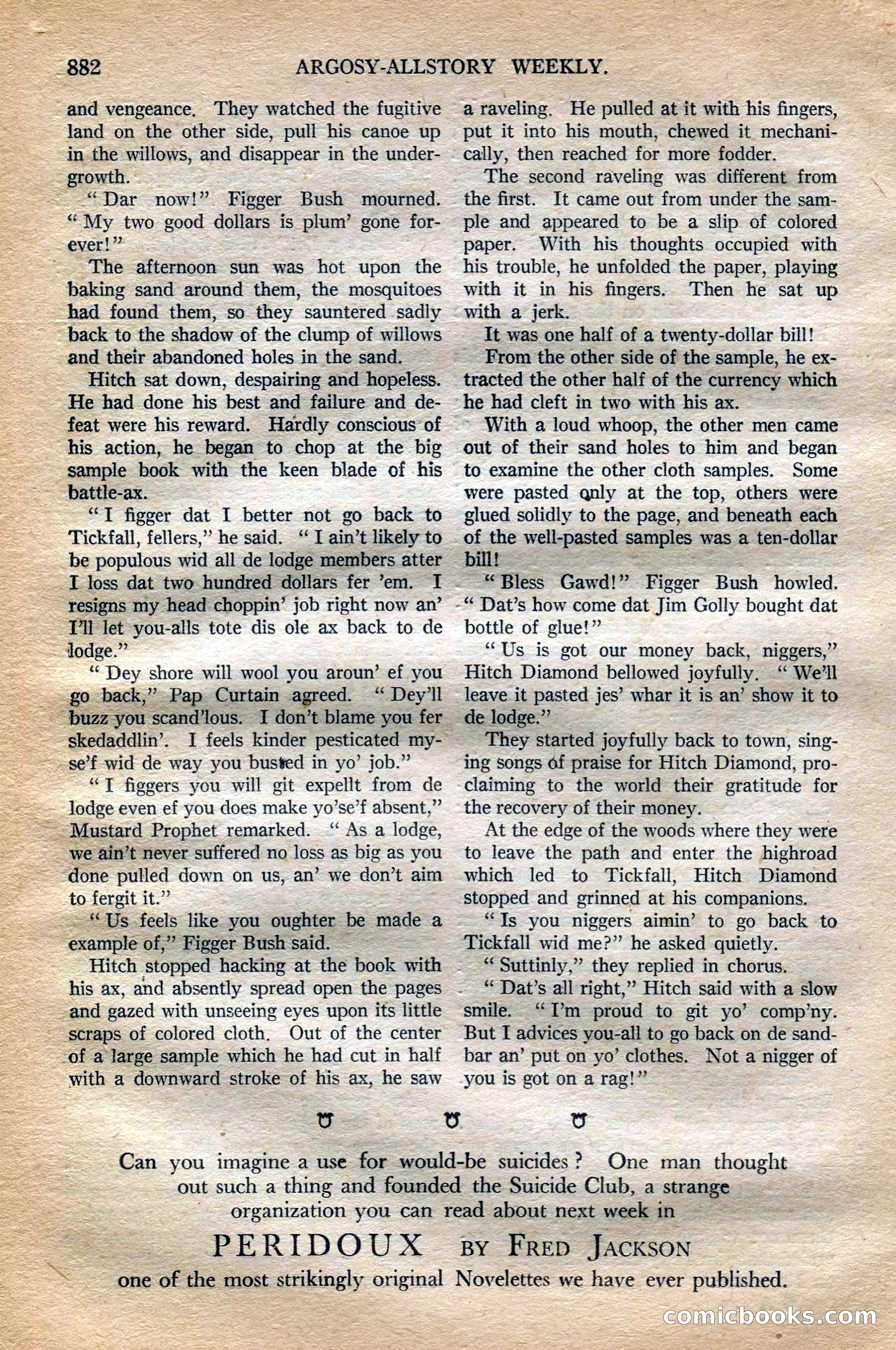 Argosy All-Story Weekly — page 100 of 196