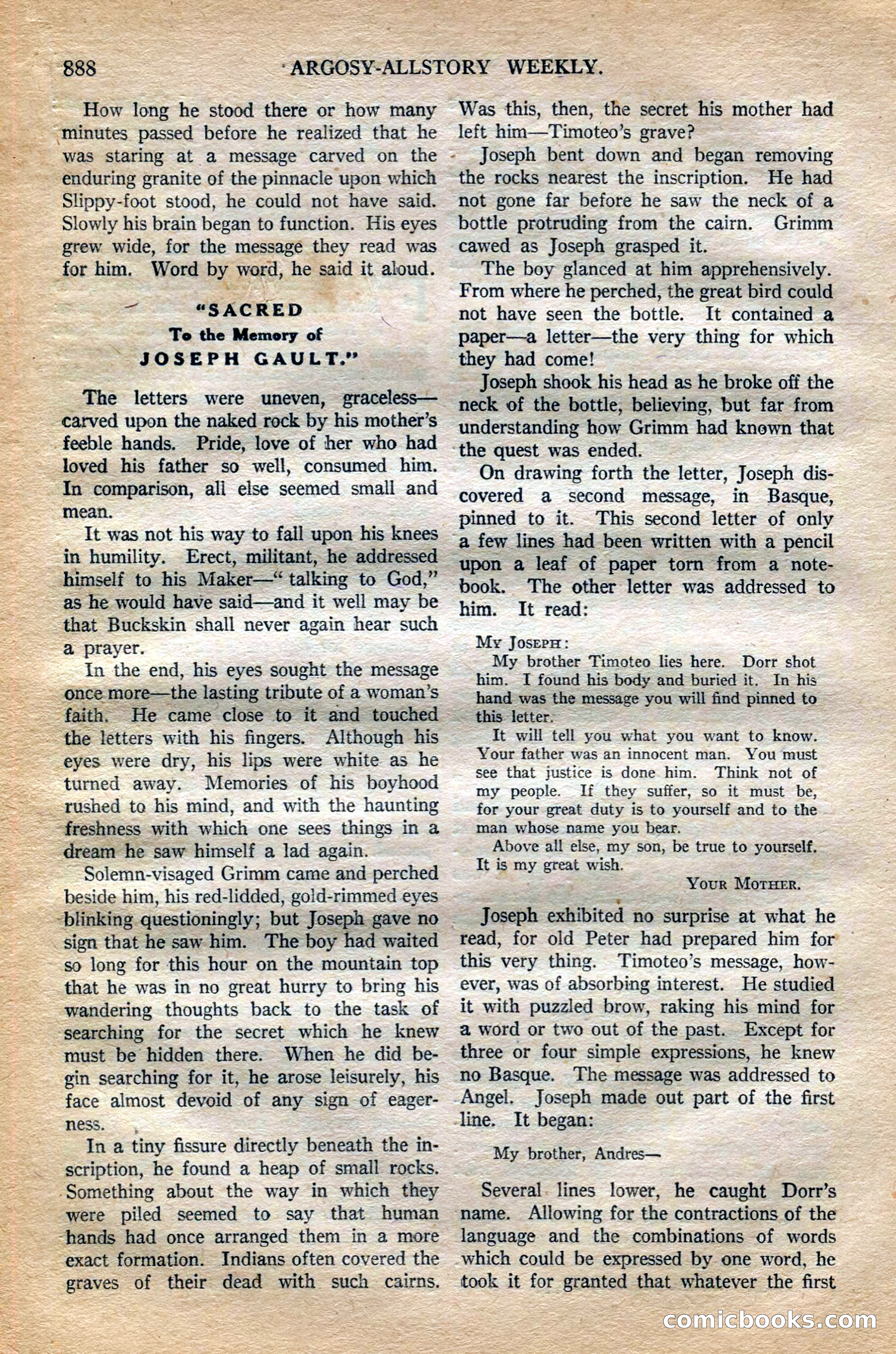 Argosy All-Story Weekly — page 106 of 196