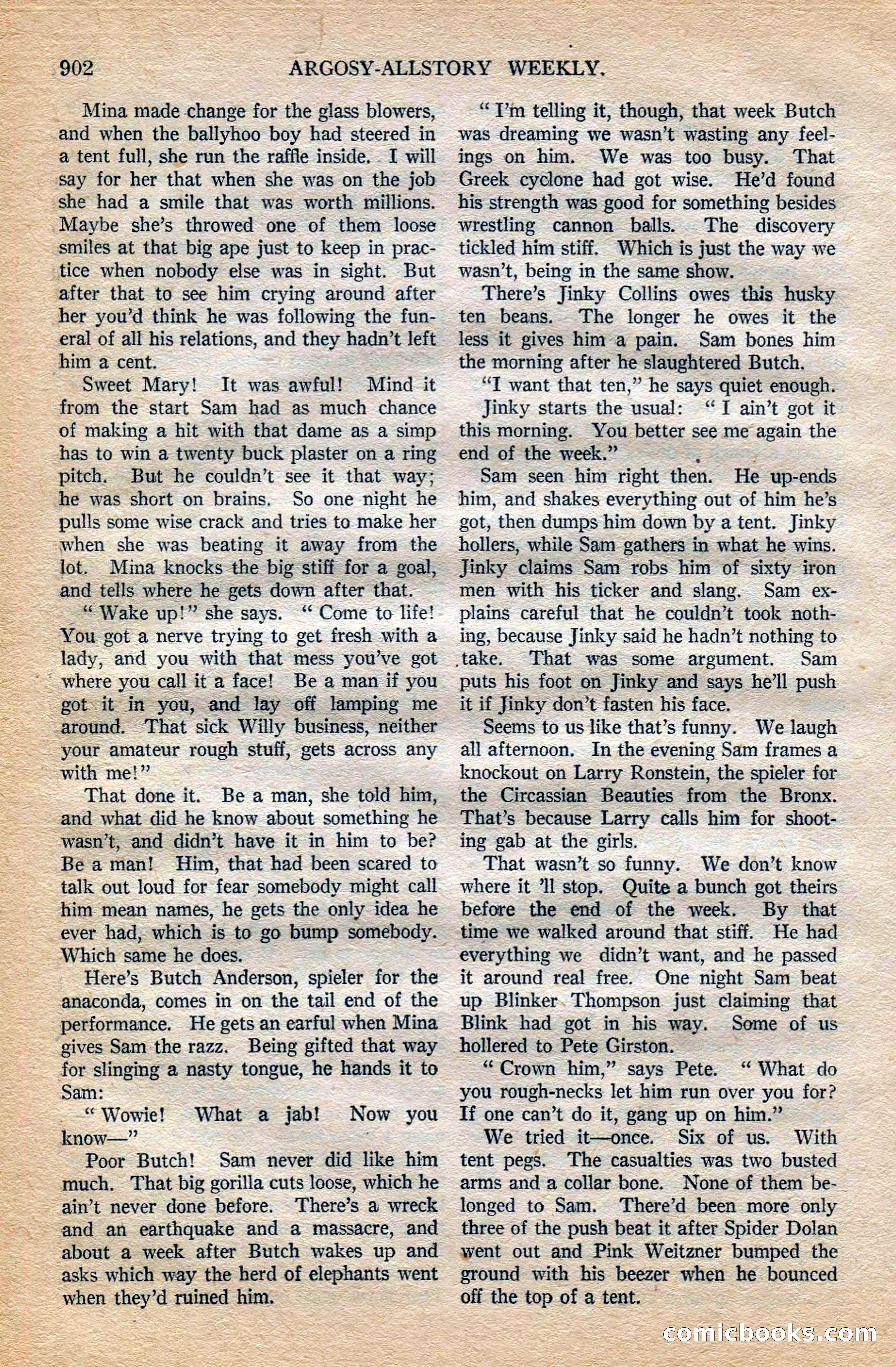 Argosy All-Story Weekly — page 120 of 196