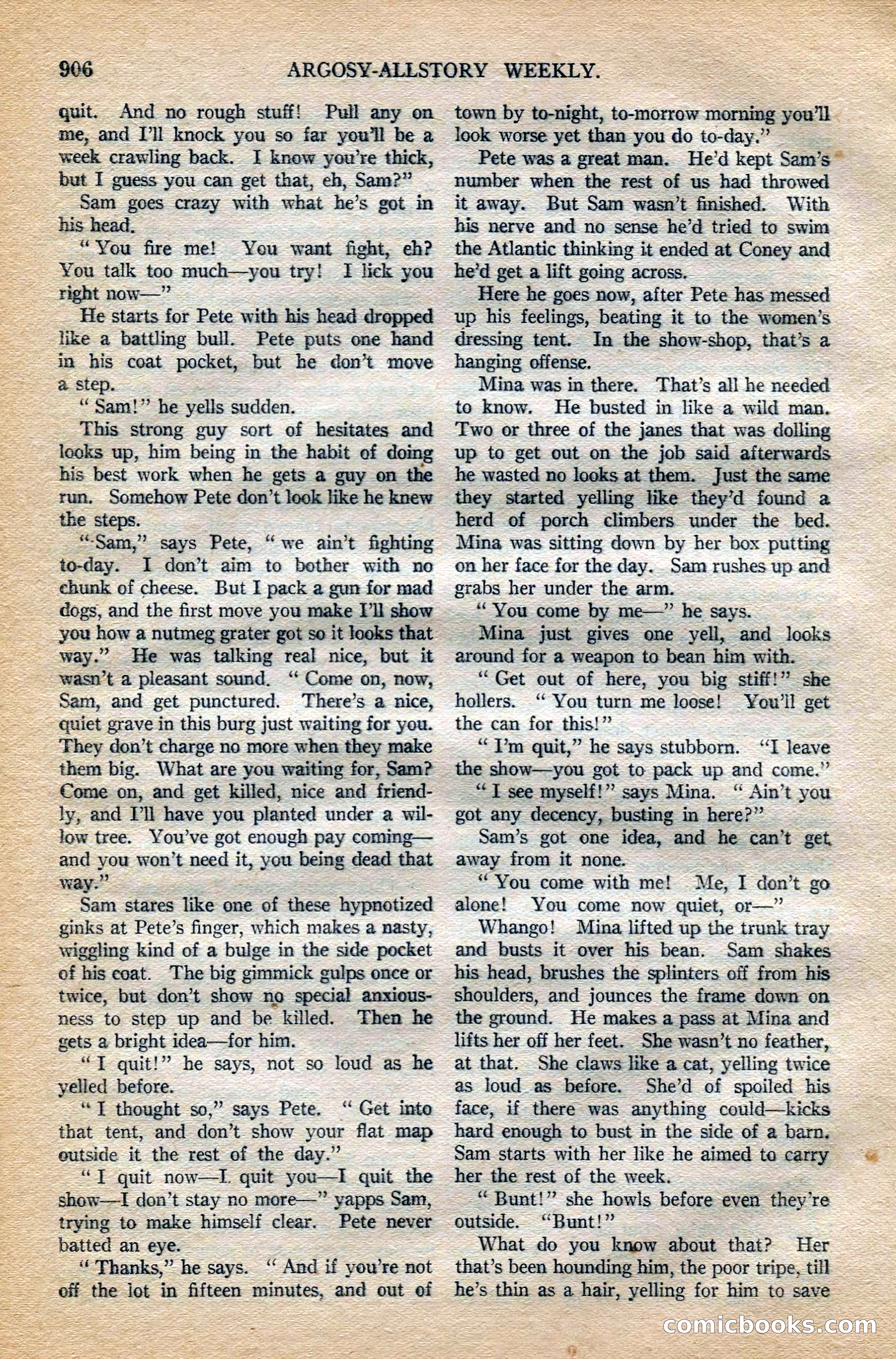 Argosy All-Story Weekly — page 124 of 196