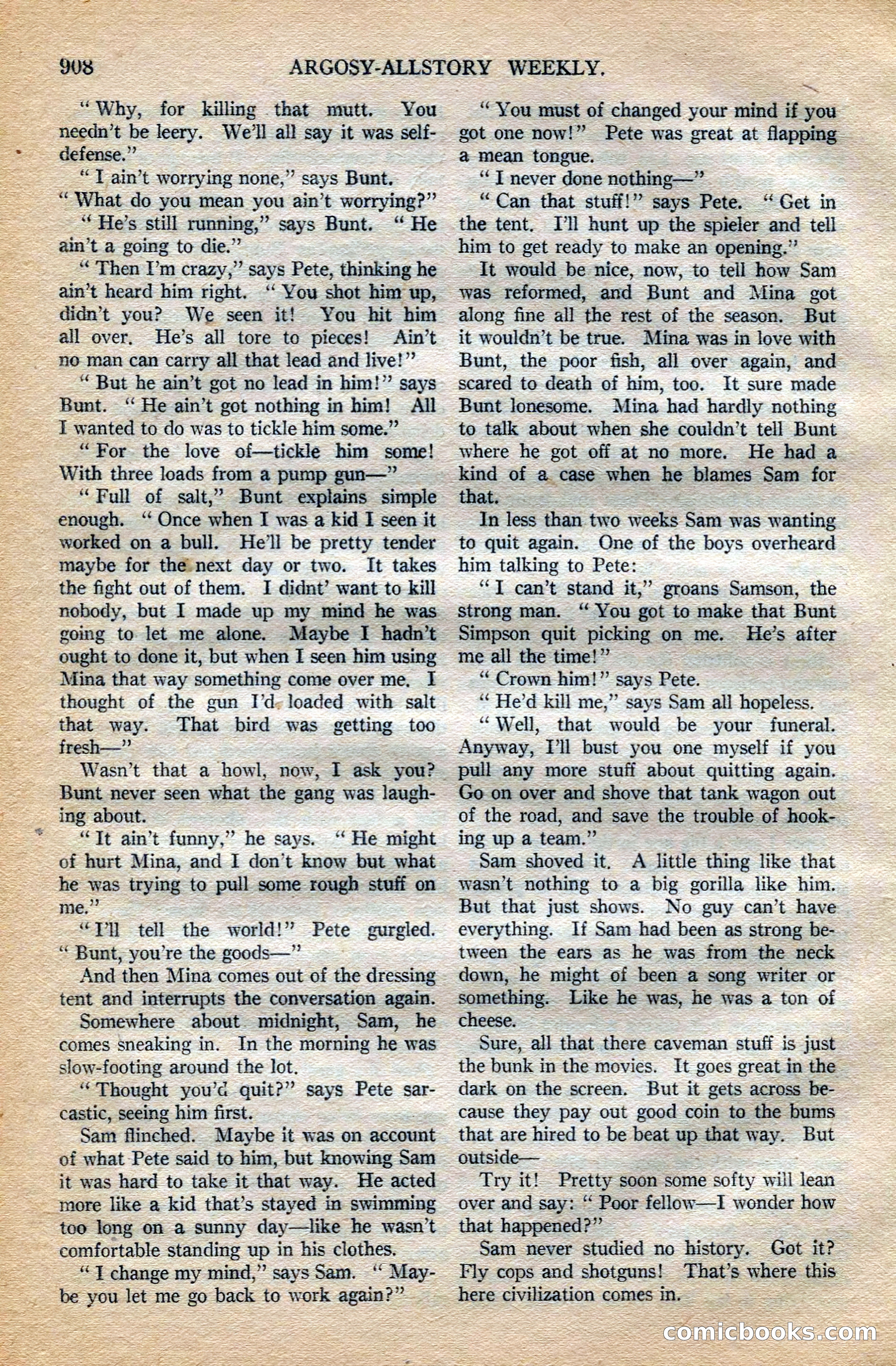 Argosy All-Story Weekly — page 126 of 196