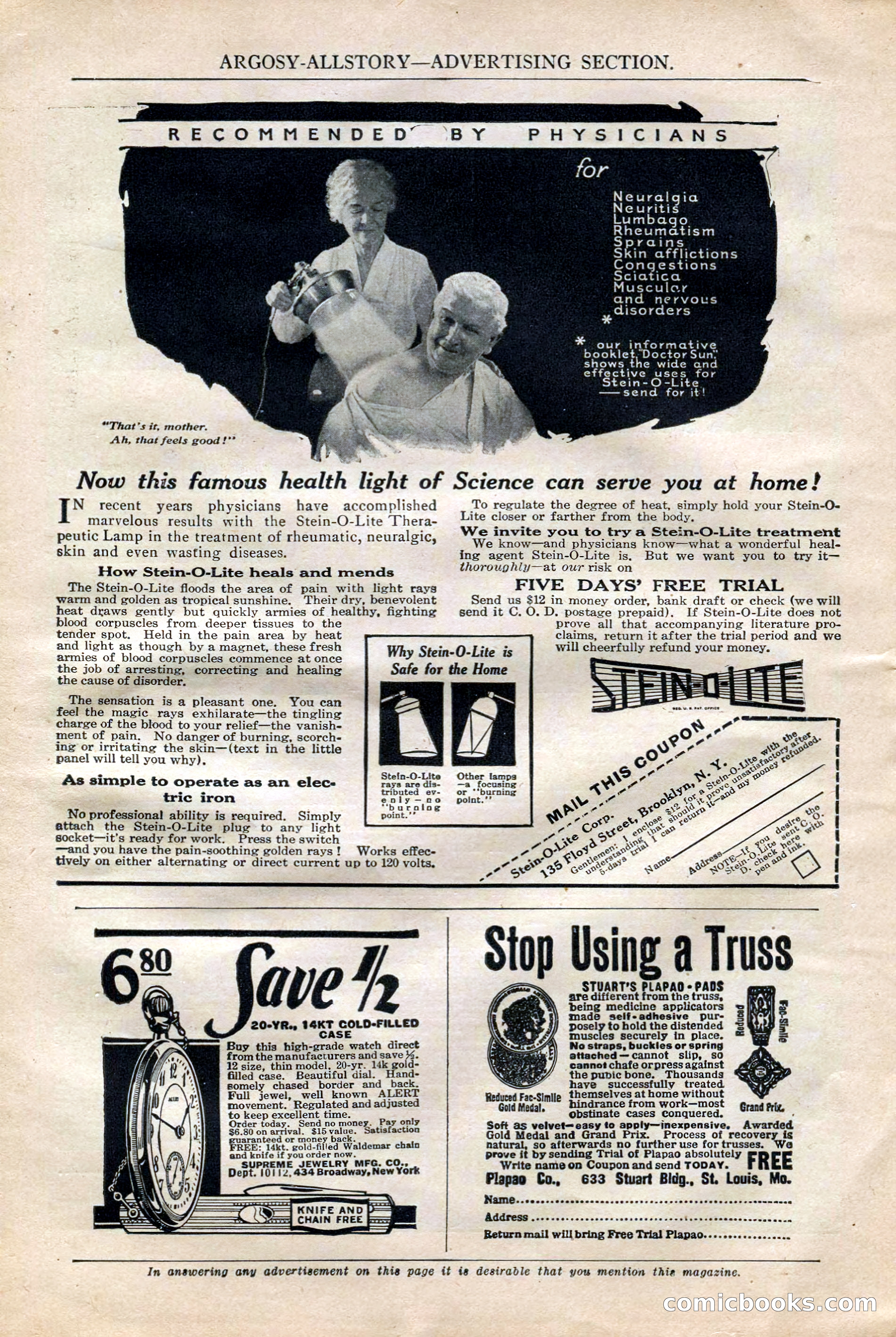 Argosy All-Story Weekly — page 184 of 196