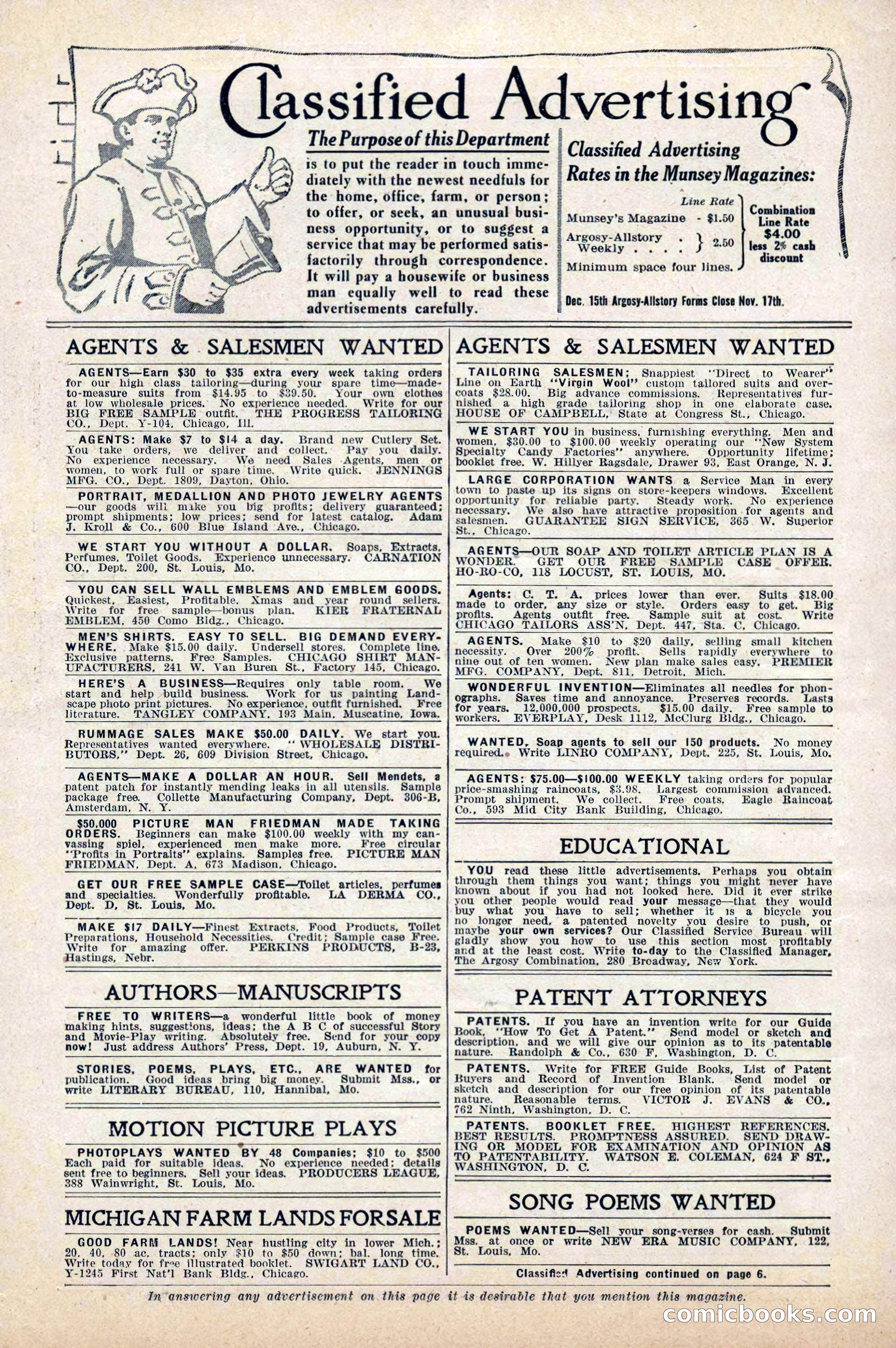 Argosy All-Story Weekly — page 6 of 178