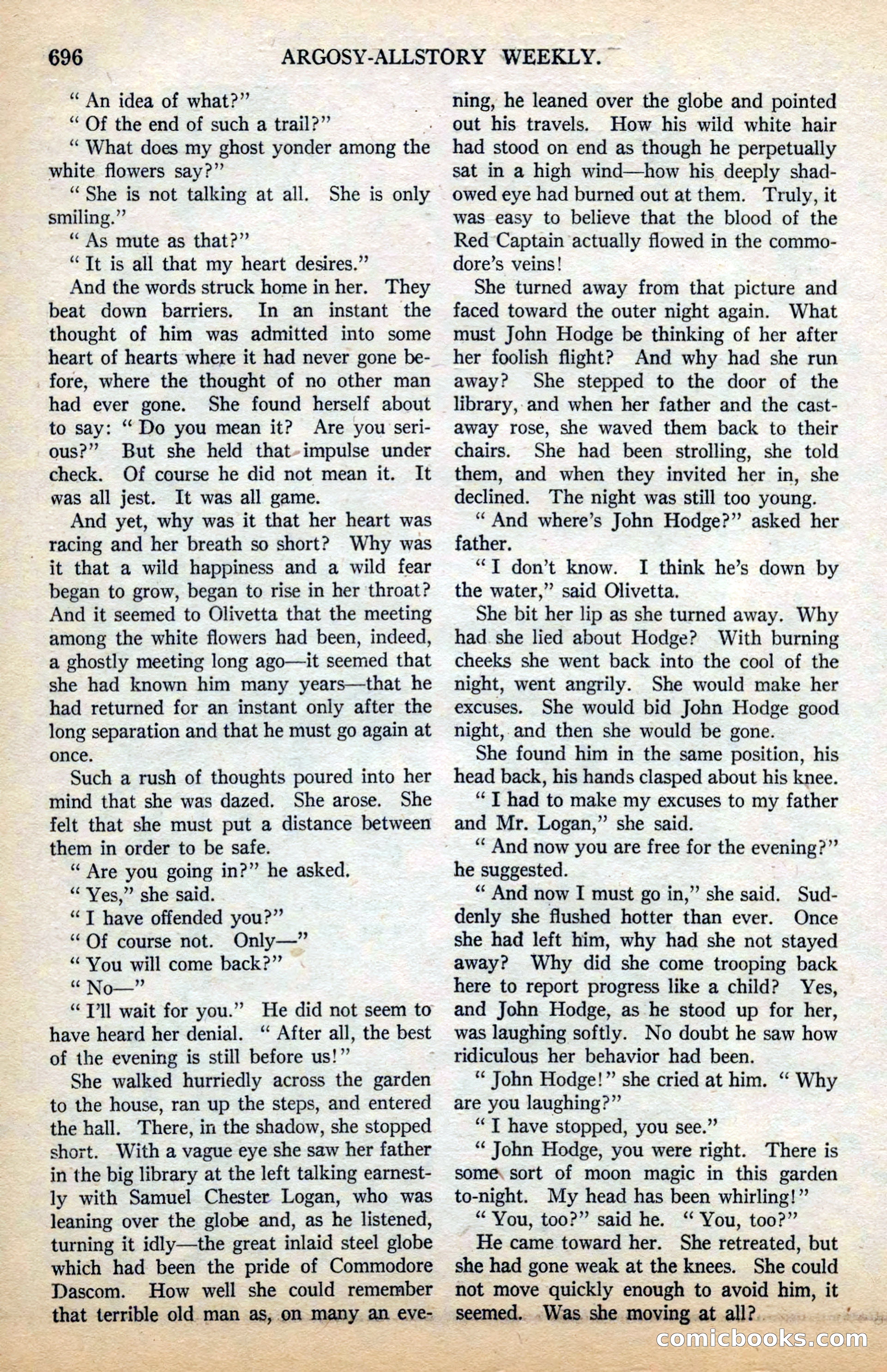 Argosy All-Story Weekly — page 70 of 178