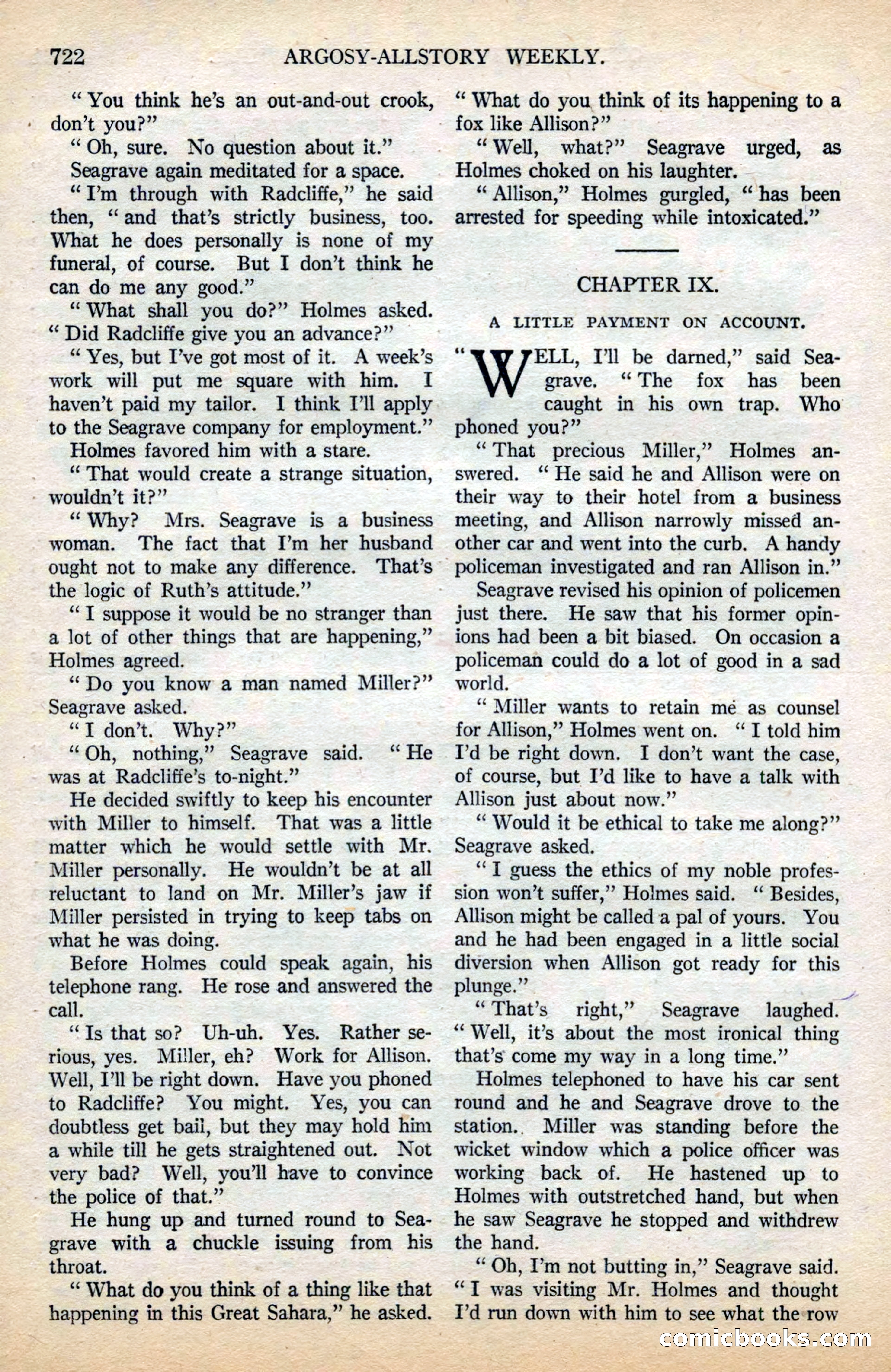 Argosy All-Story Weekly — page 96 of 178