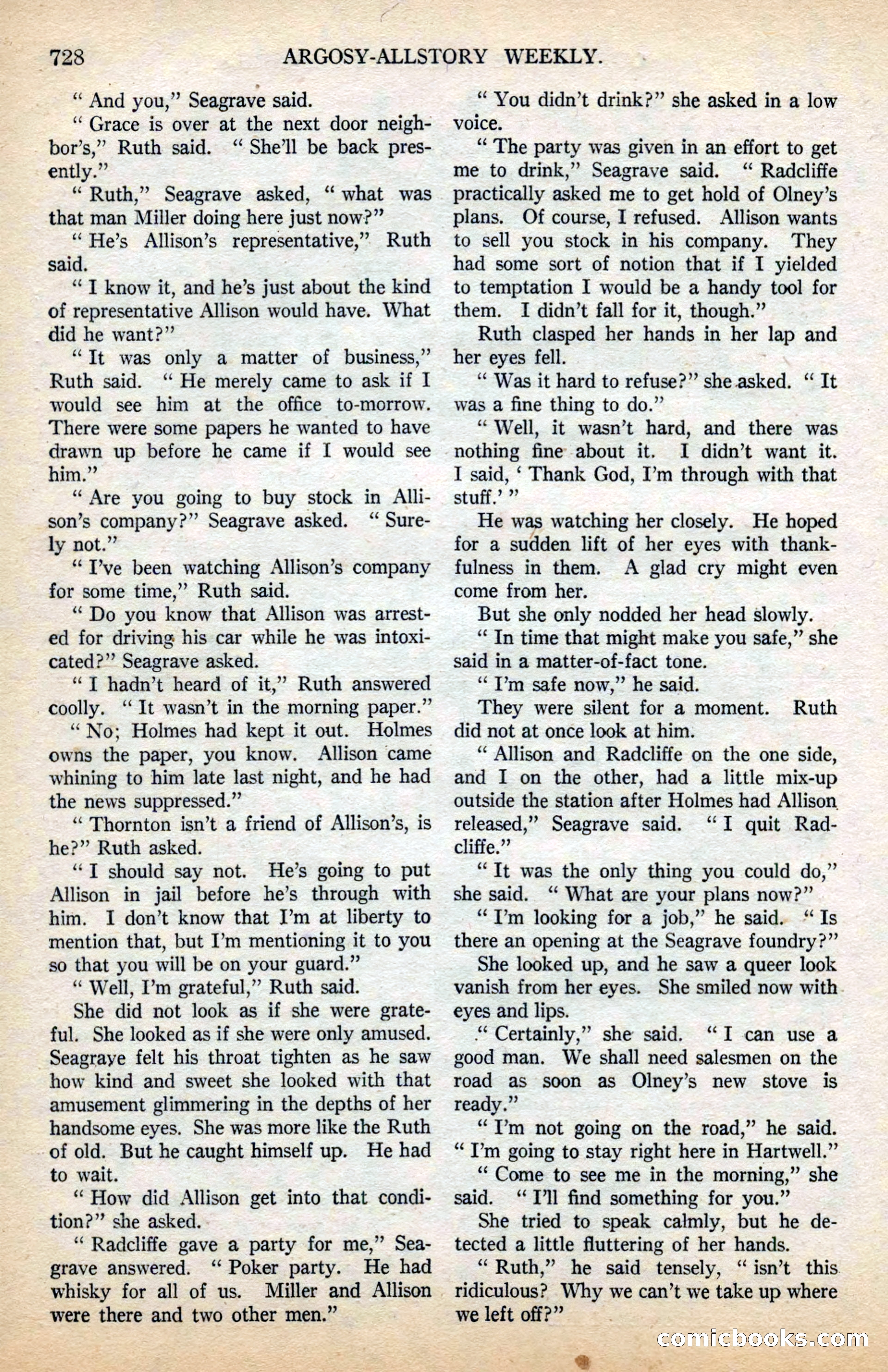 Argosy All-Story Weekly — page 102 of 178