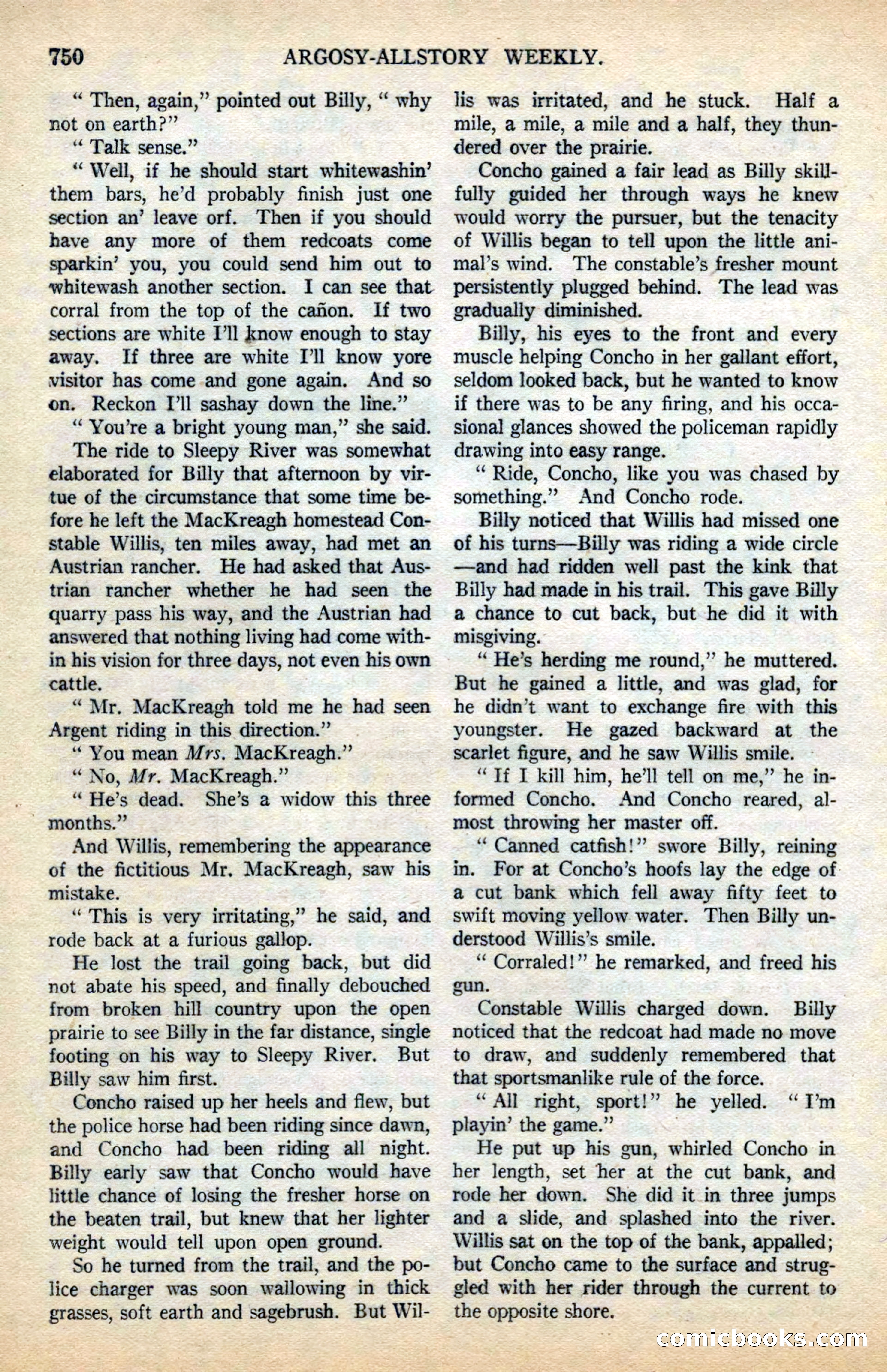 Argosy All-Story Weekly — page 124 of 178