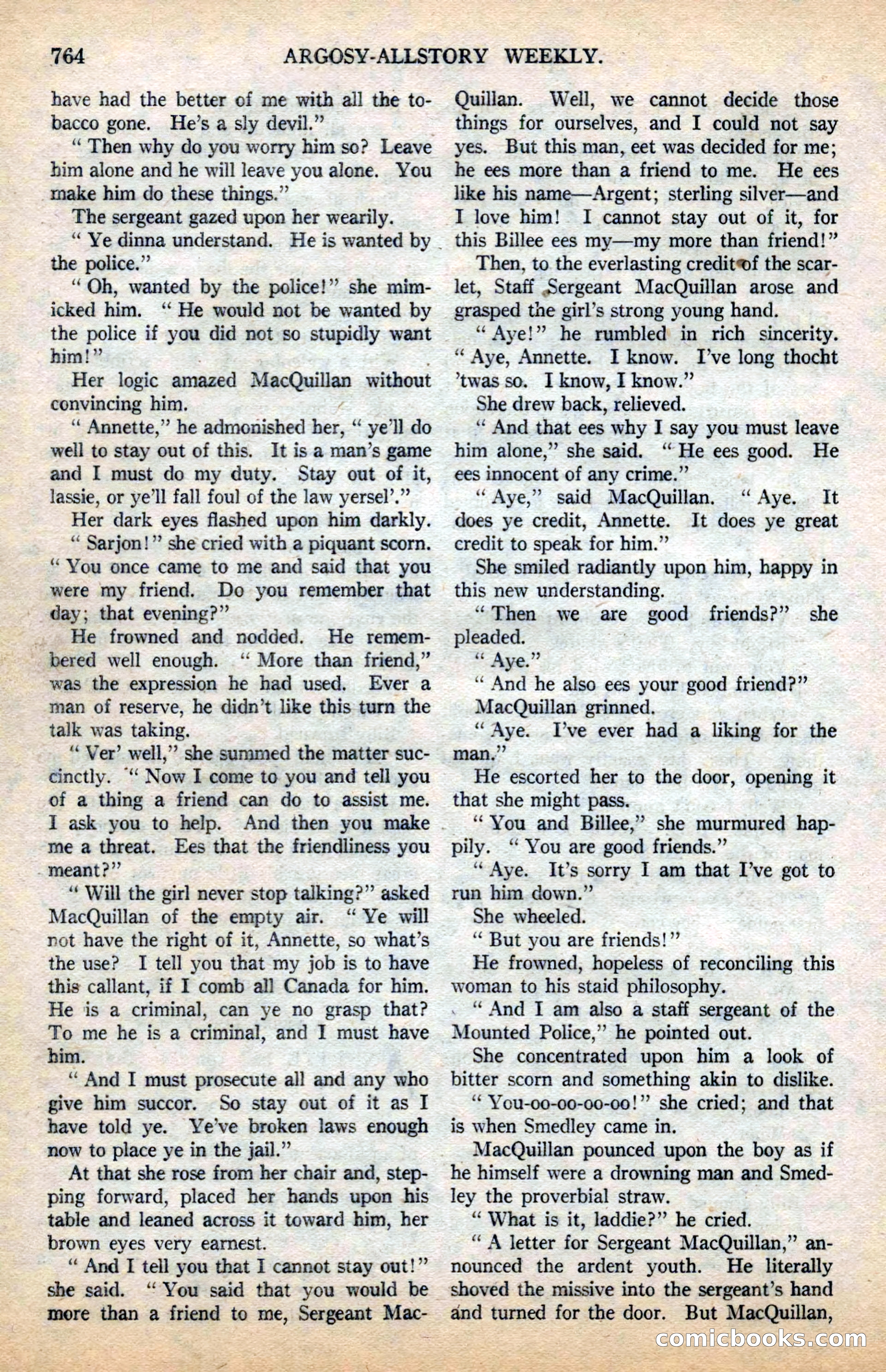 Argosy All-Story Weekly — page 138 of 178
