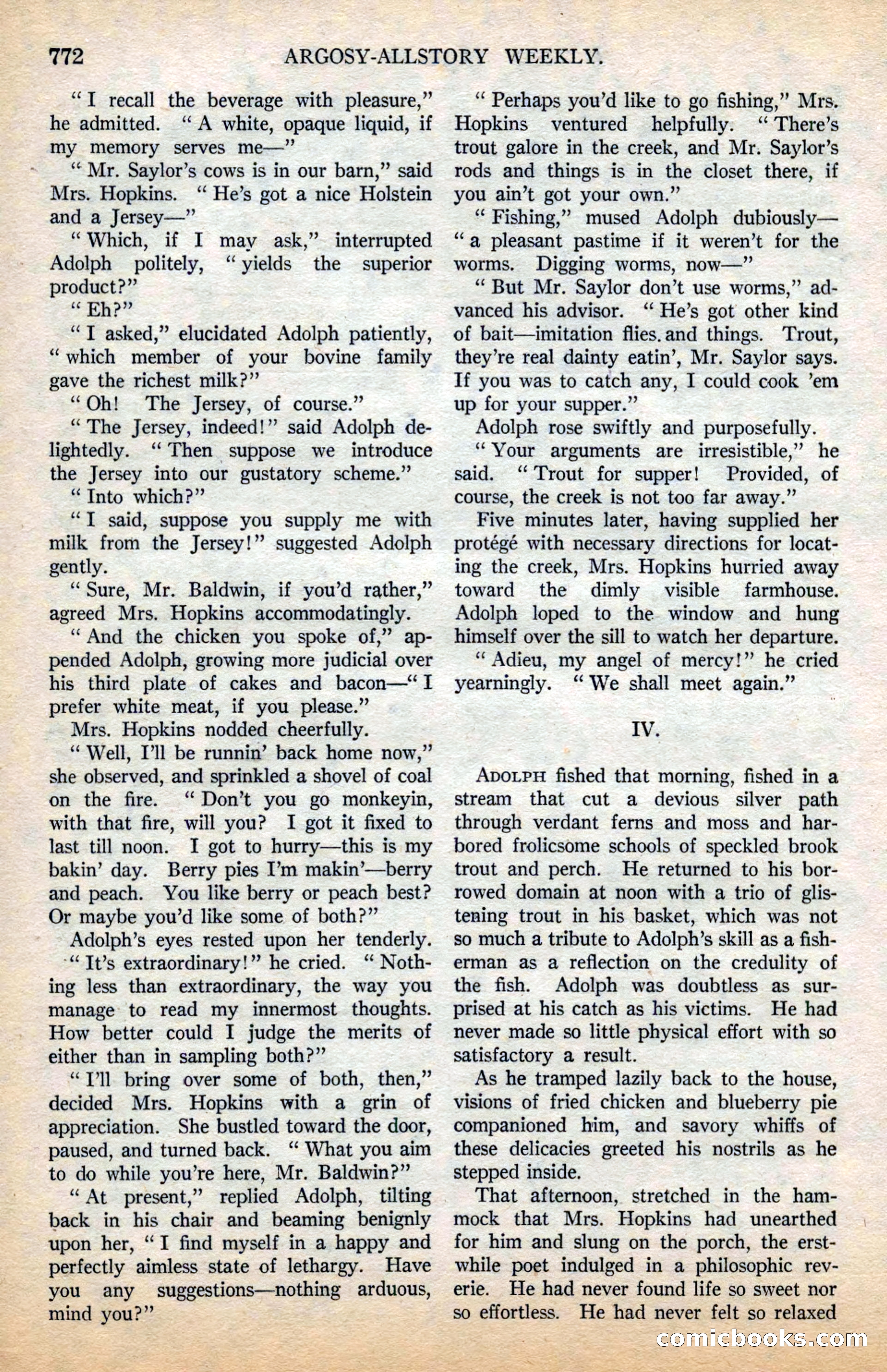 Argosy All-Story Weekly — page 146 of 178