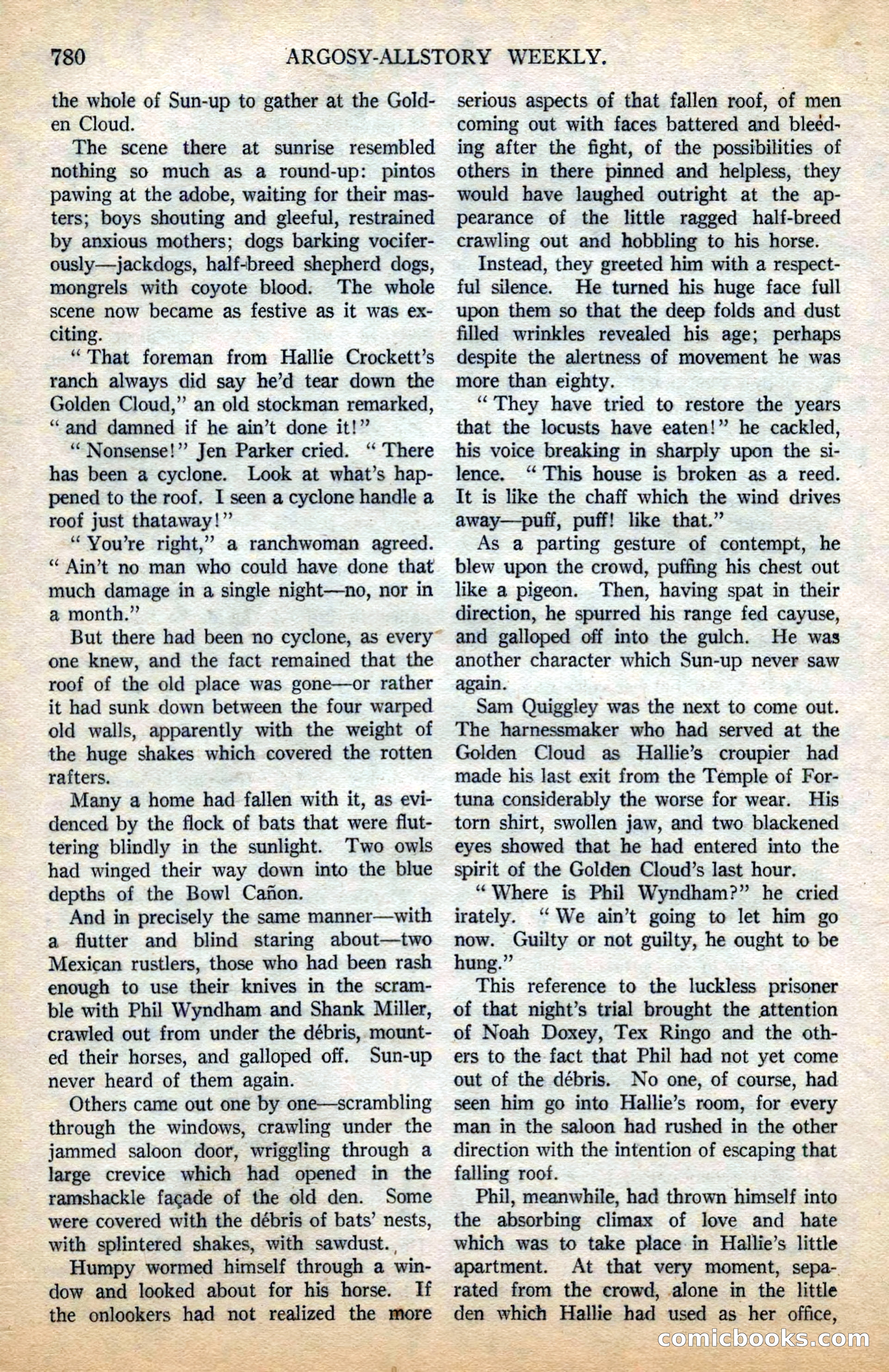 Argosy All-Story Weekly — page 154 of 178