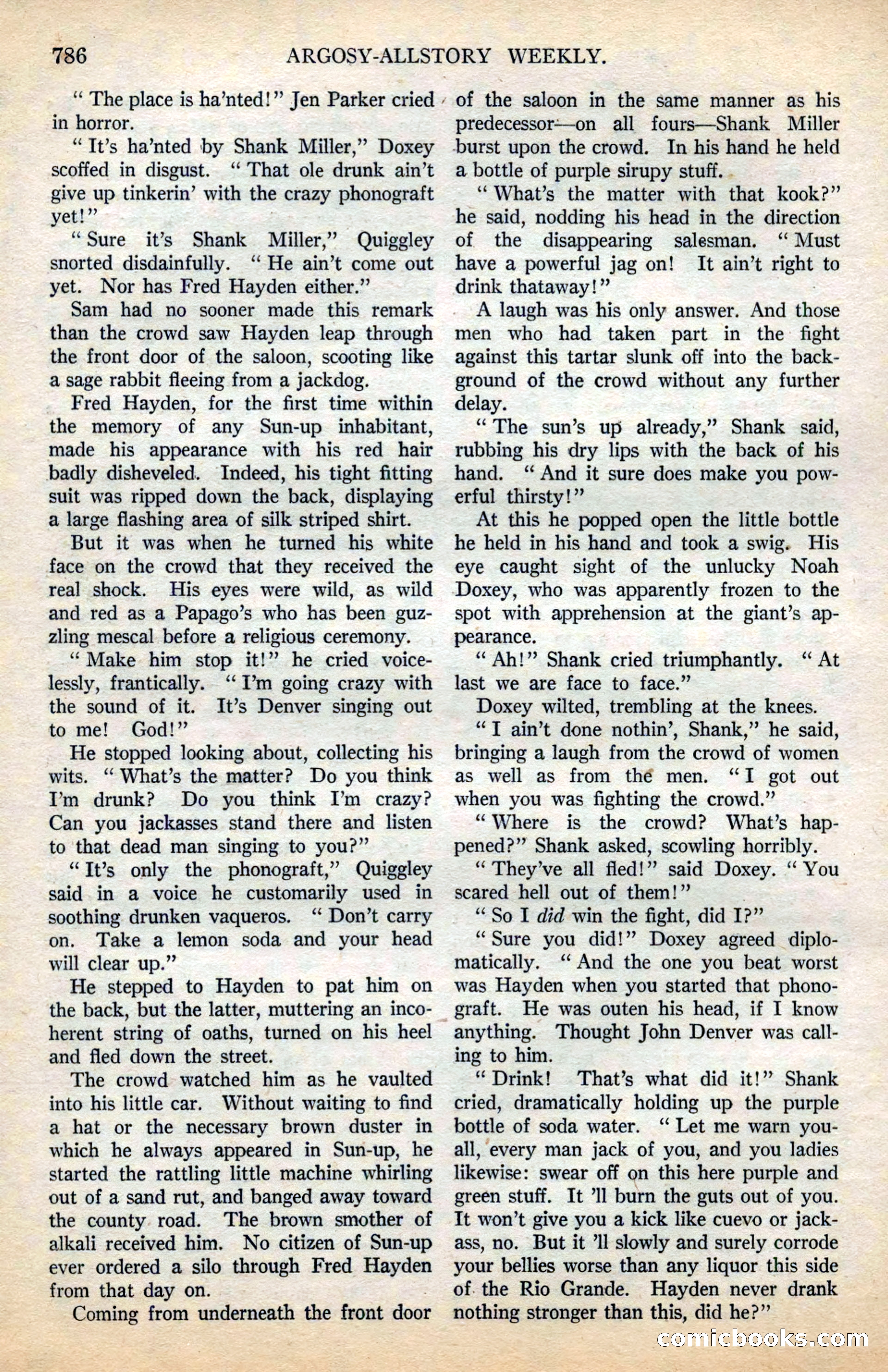 Argosy All-Story Weekly — page 160 of 178