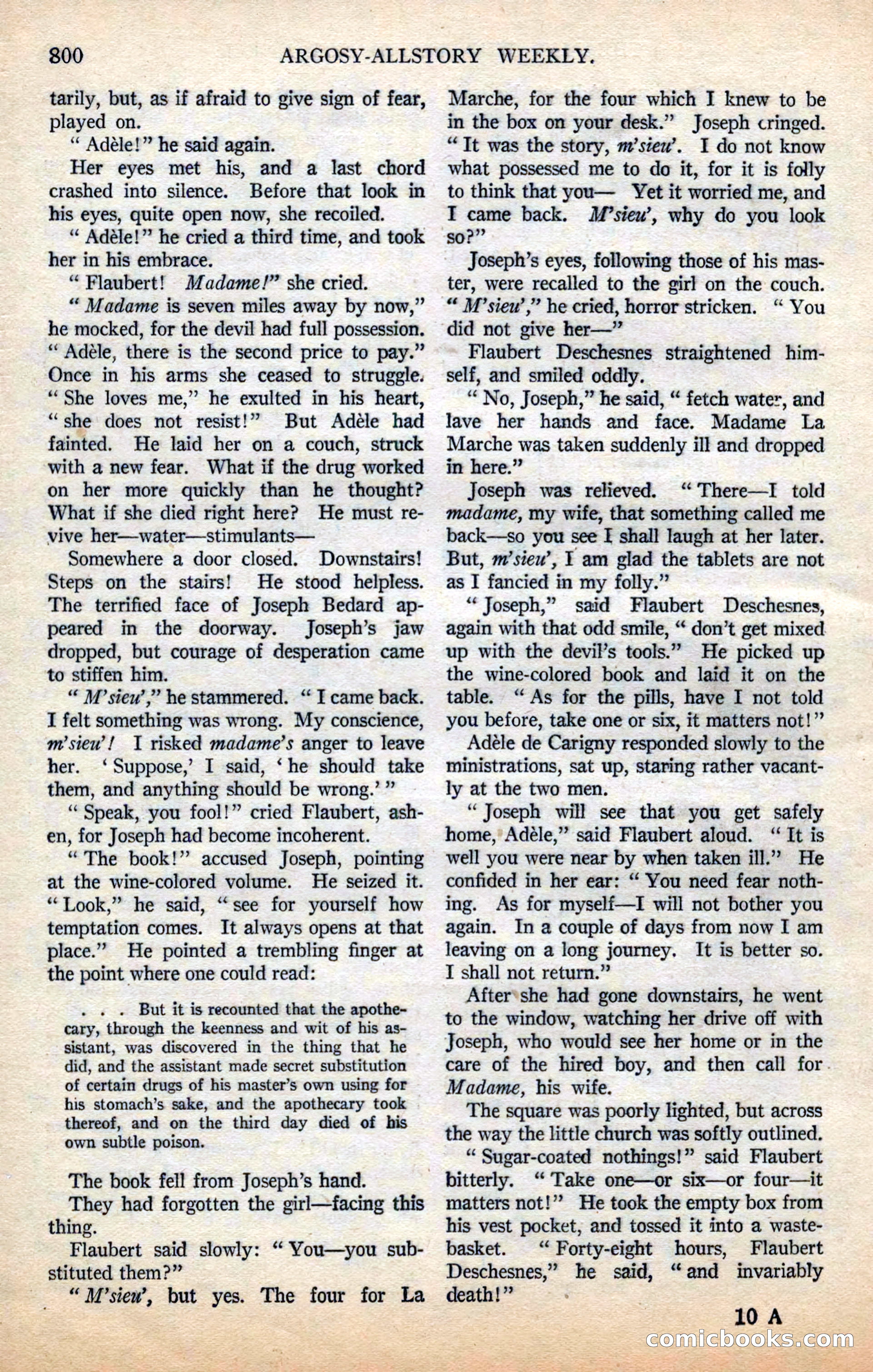 Argosy All-Story Weekly — page 174 of 178
