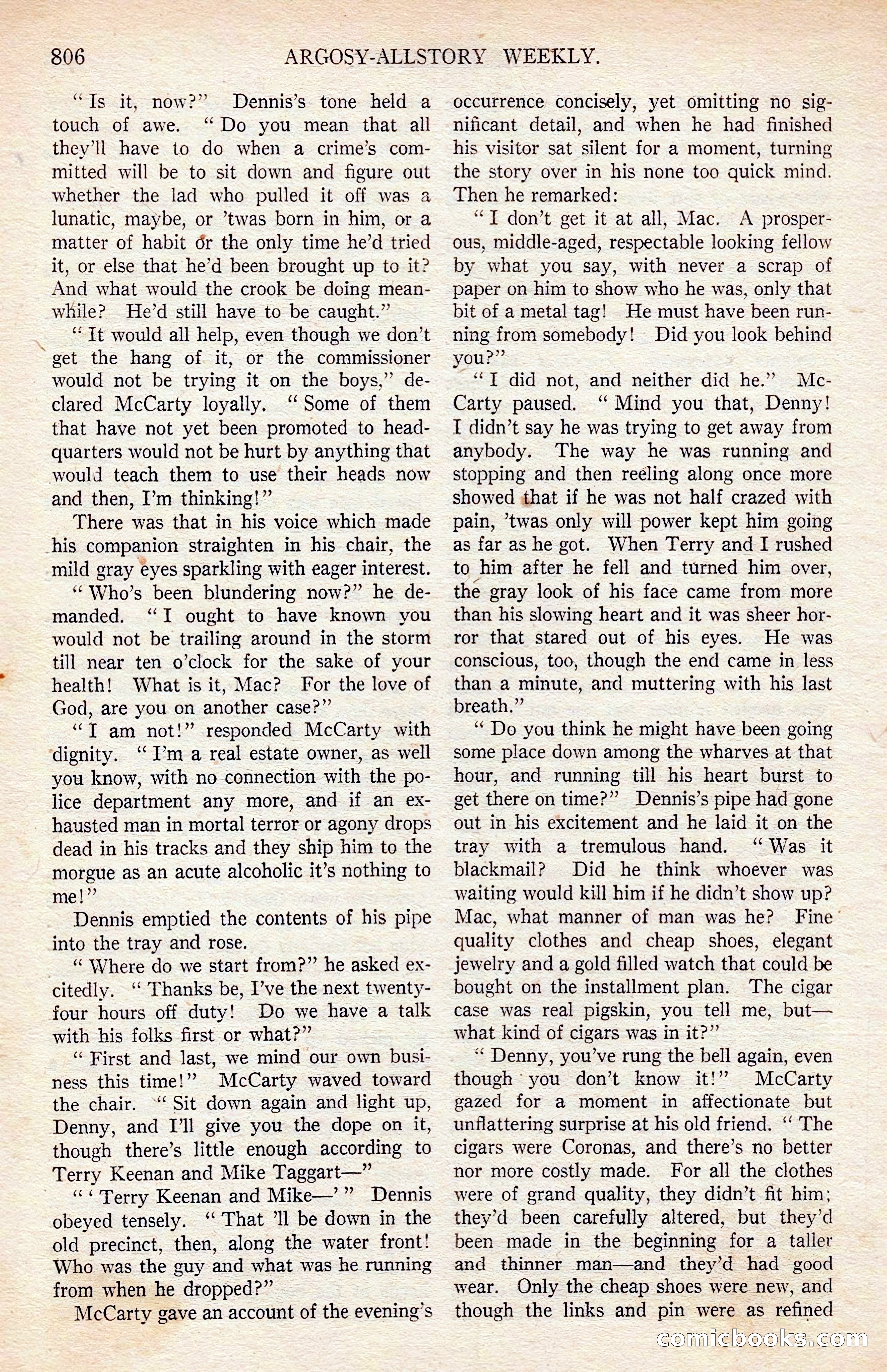 Argosy All-Story Weekly — page 16 of 176