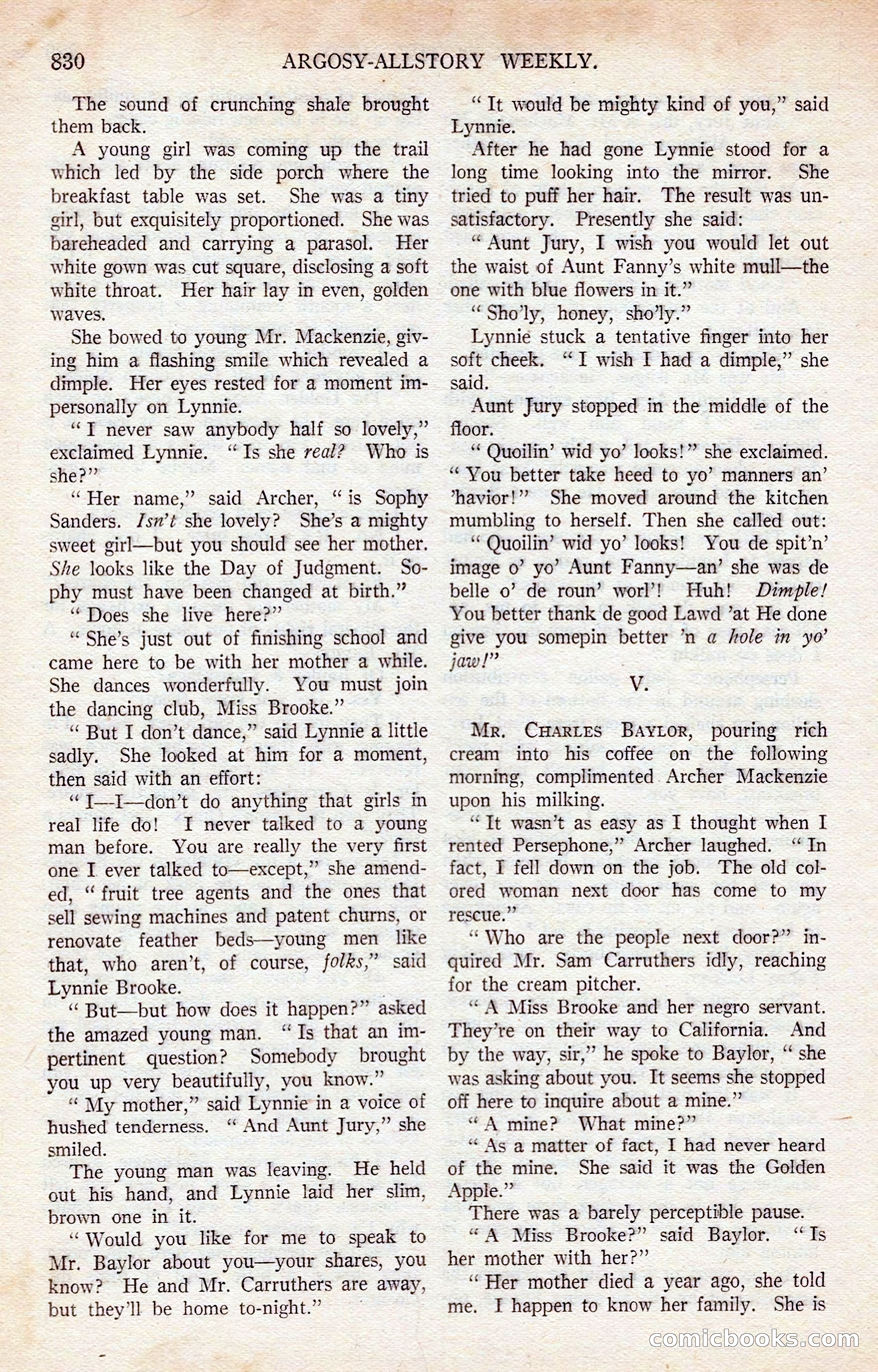 Argosy All-Story Weekly — page 40 of 176