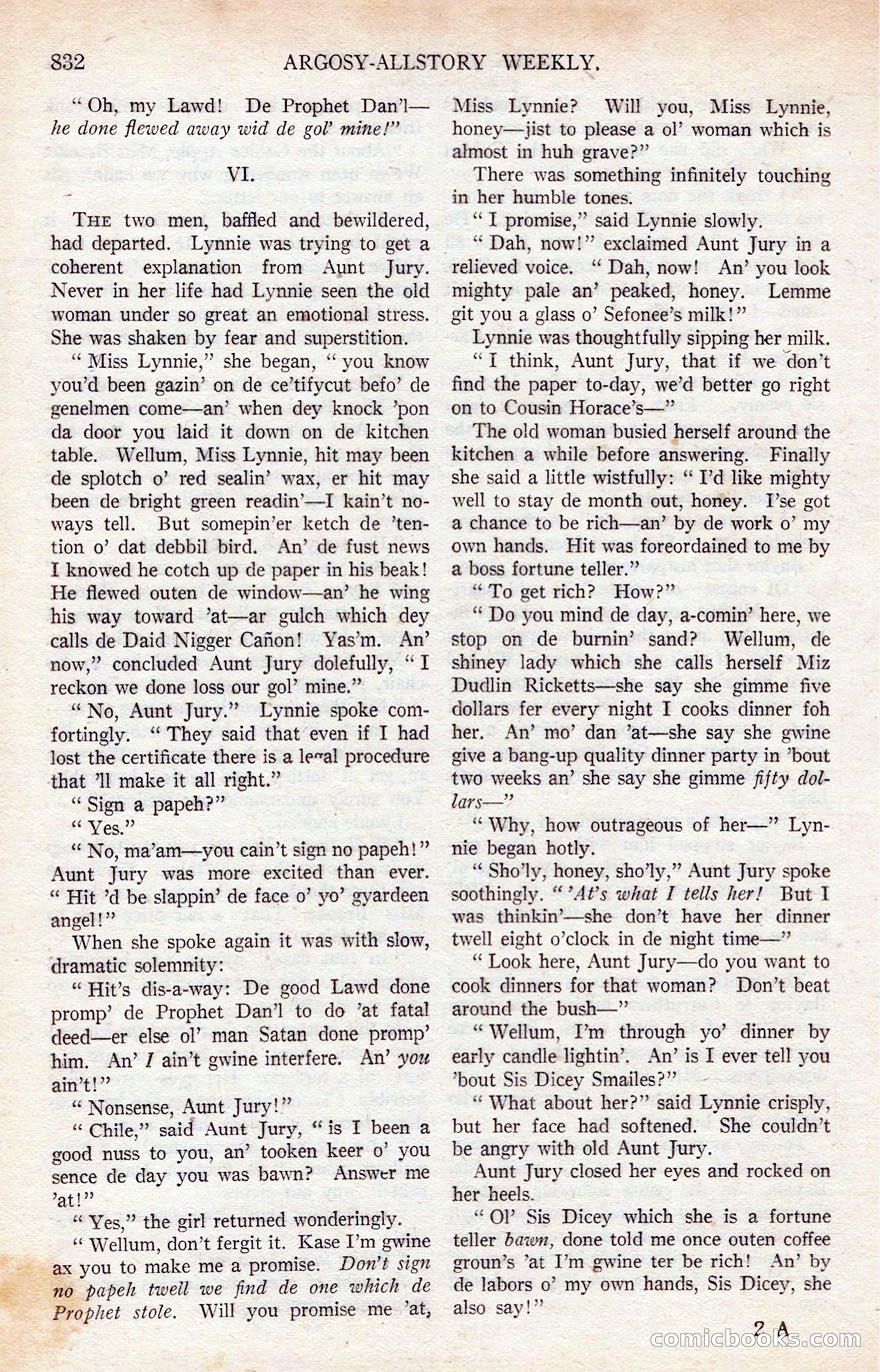 Argosy All-Story Weekly — page 42 of 176