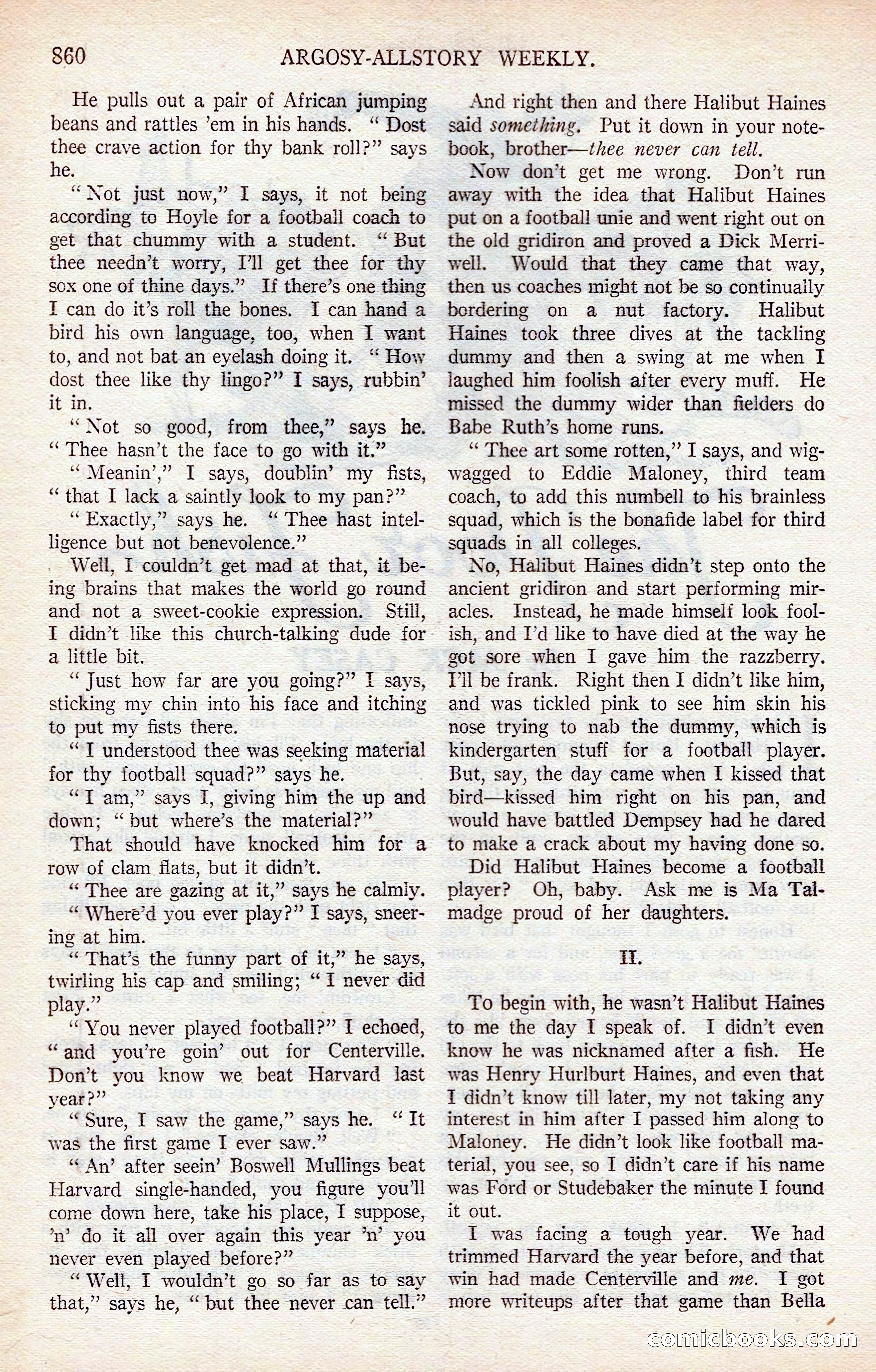 Argosy All-Story Weekly — page 70 of 176