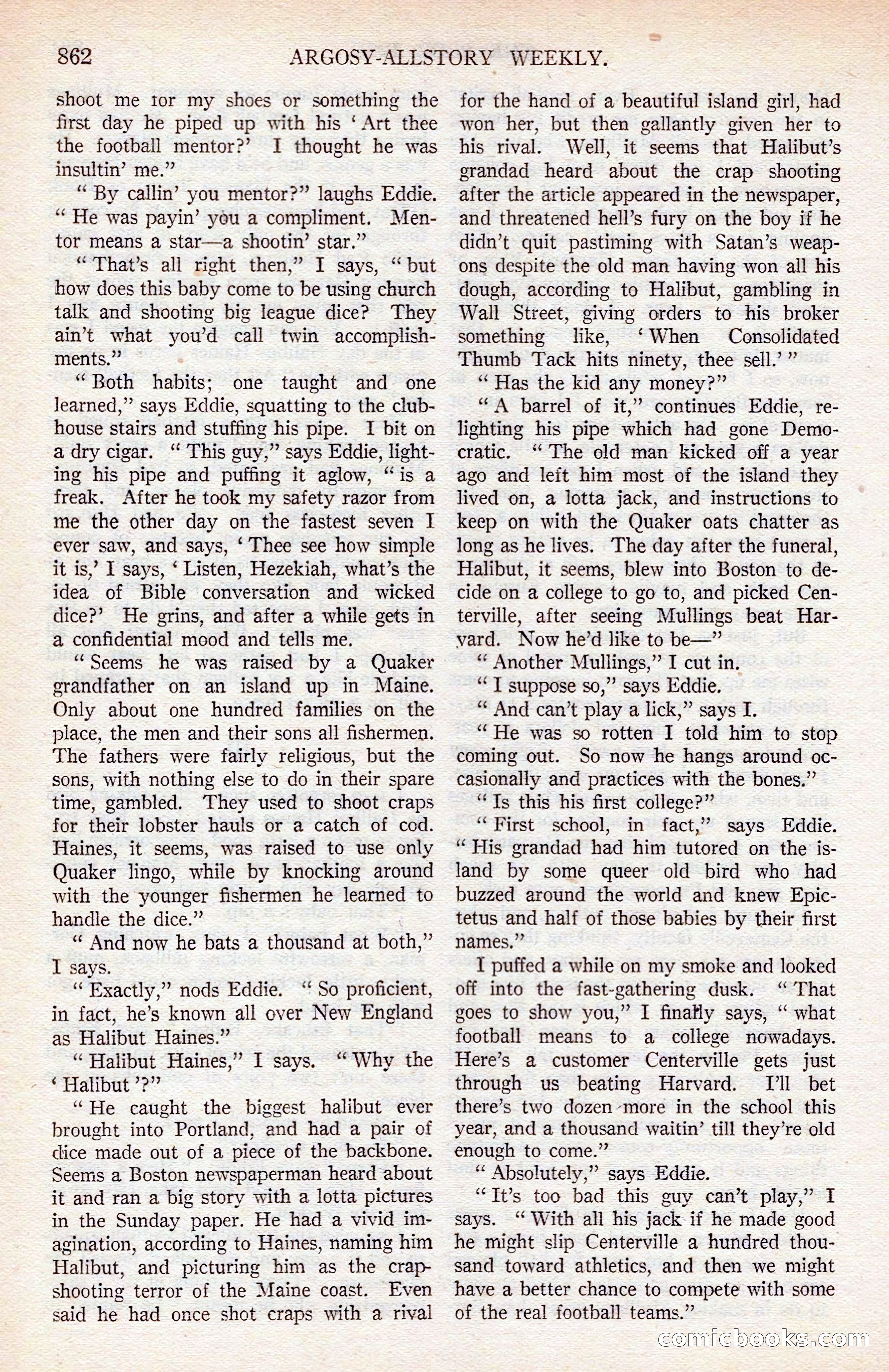 Argosy All-Story Weekly — page 72 of 176