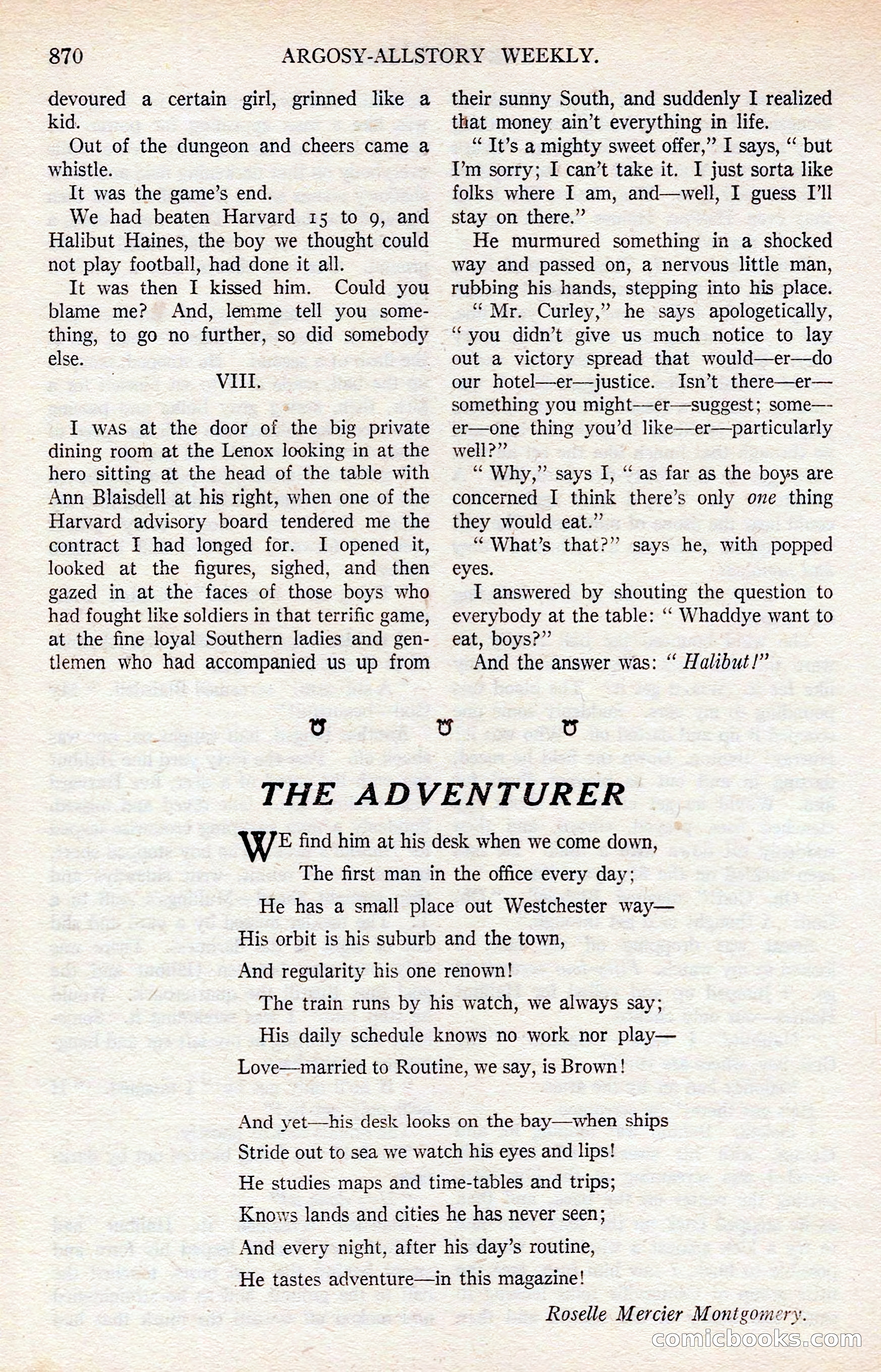 Argosy All-Story Weekly — page 80 of 176