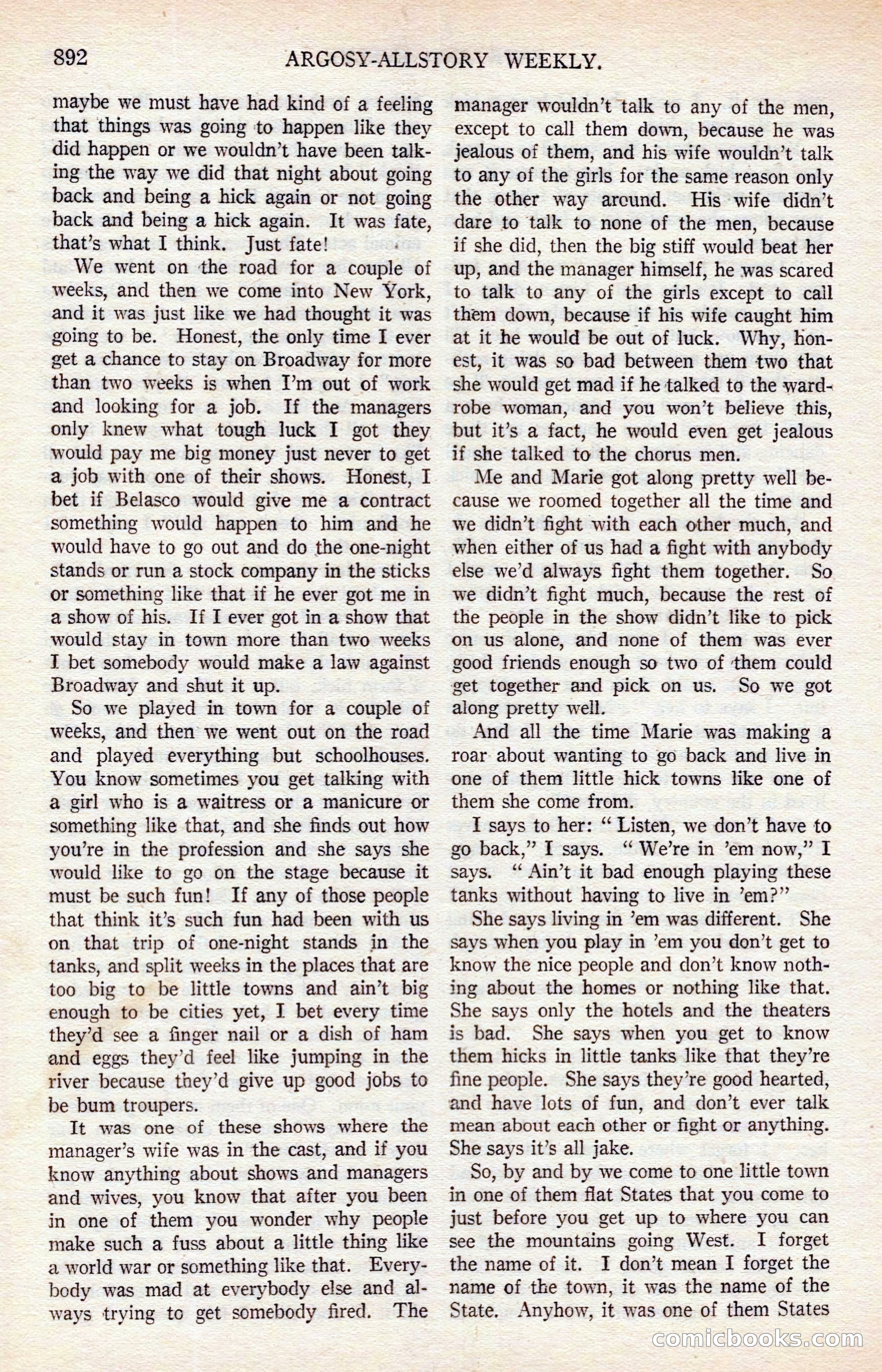 Argosy All-Story Weekly — page 102 of 176