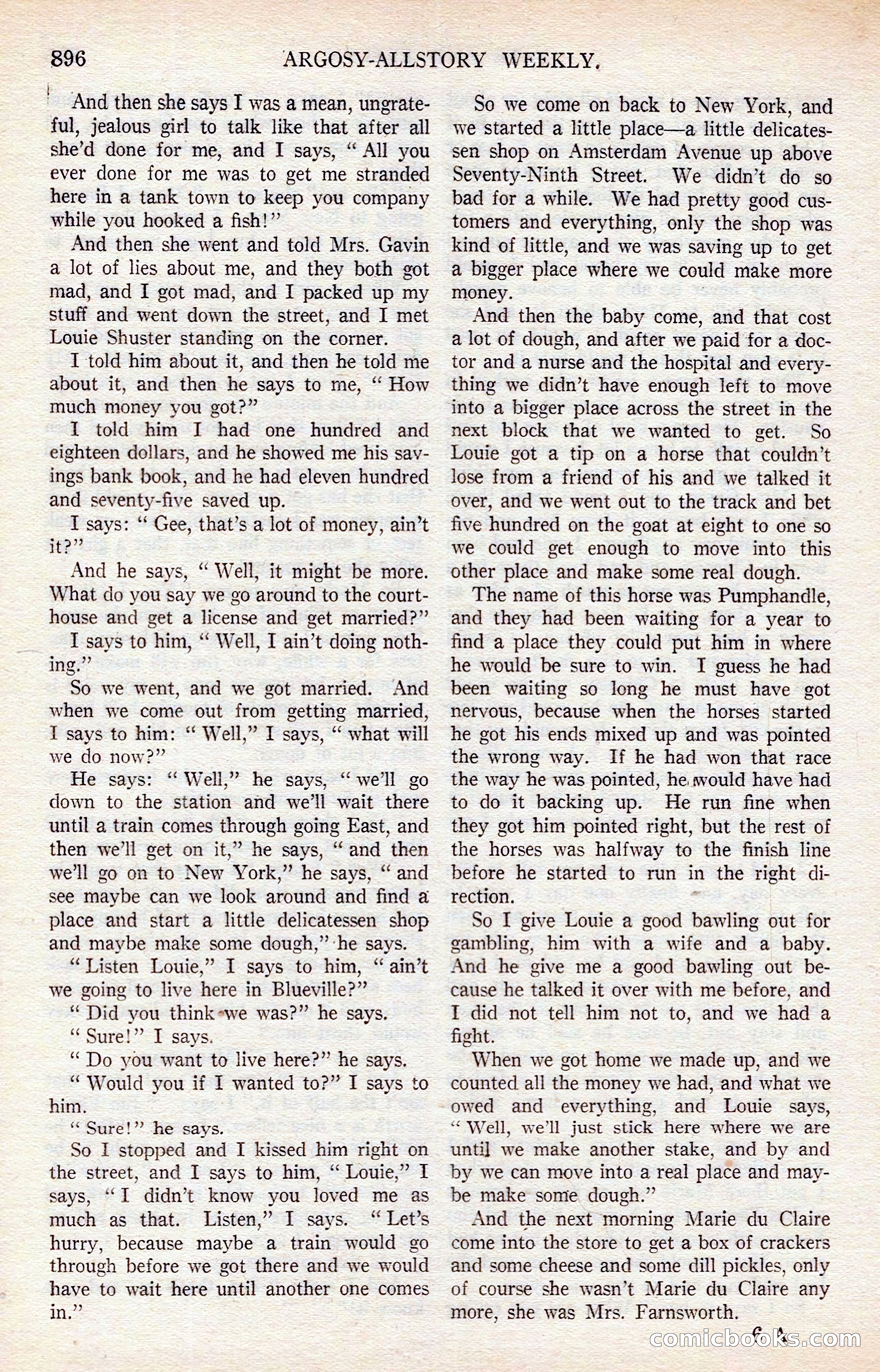 Argosy All-Story Weekly — page 106 of 176