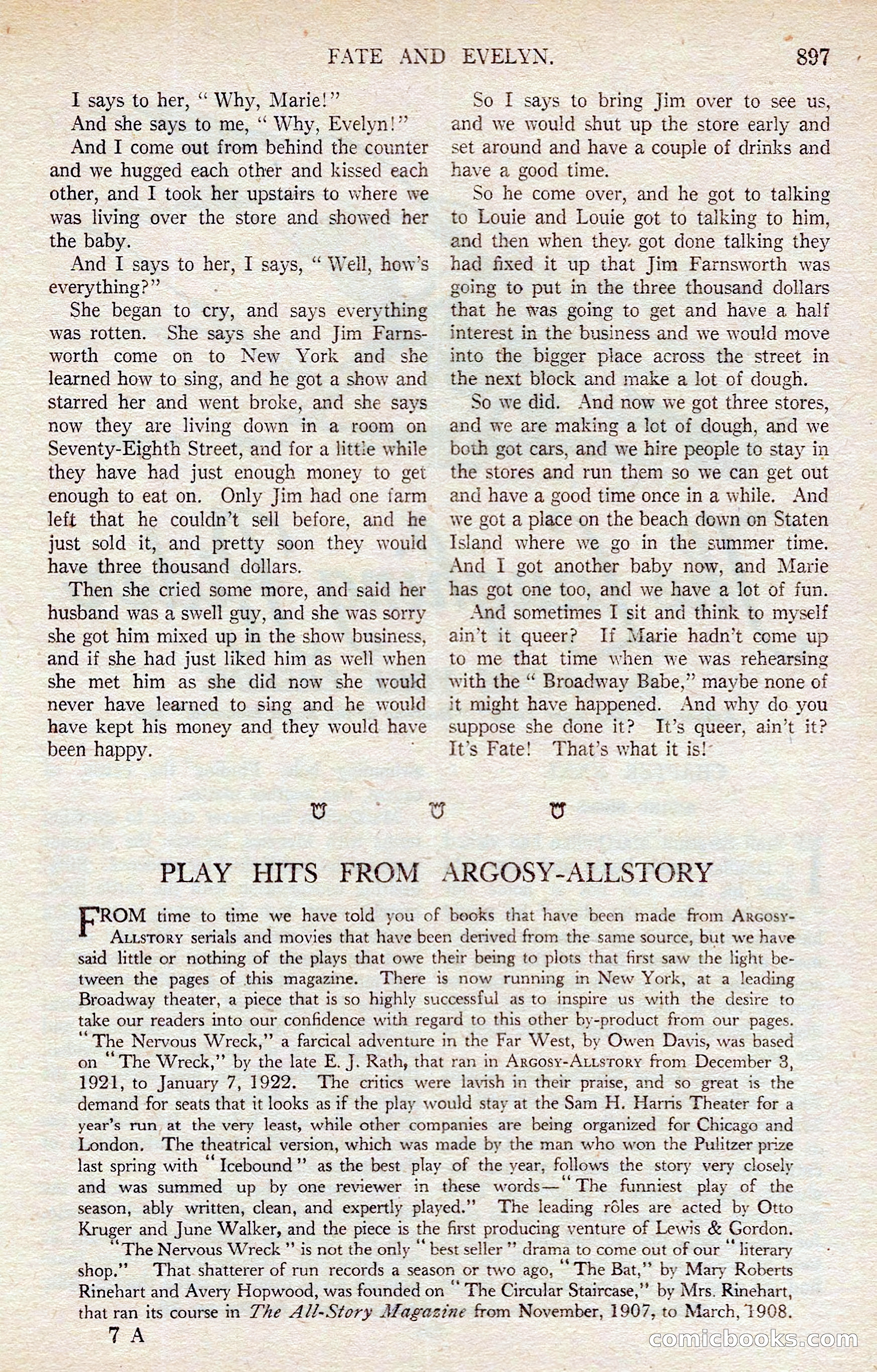 Argosy All-Story Weekly — page 107 of 176
