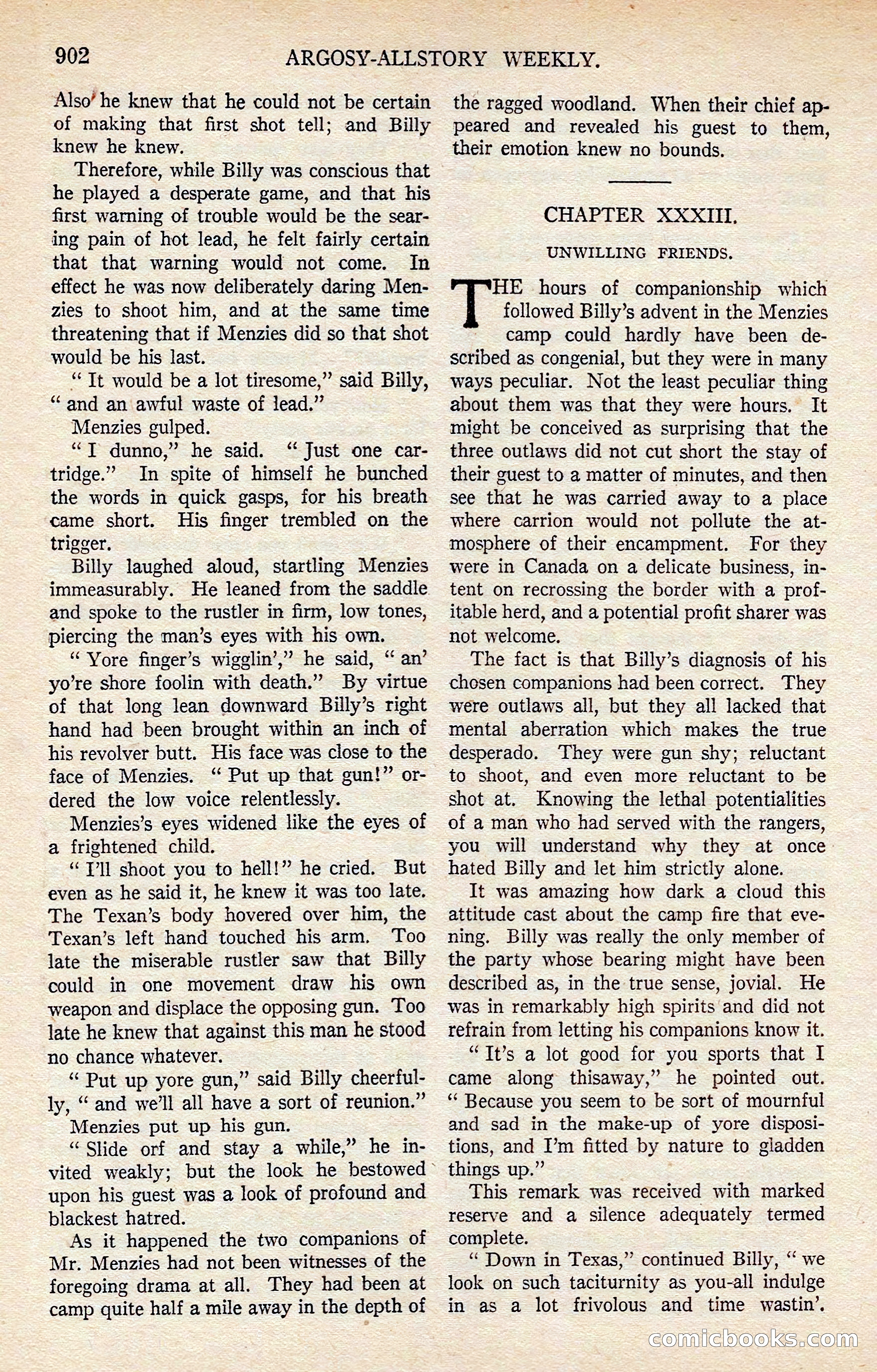 Argosy All-Story Weekly — page 112 of 176