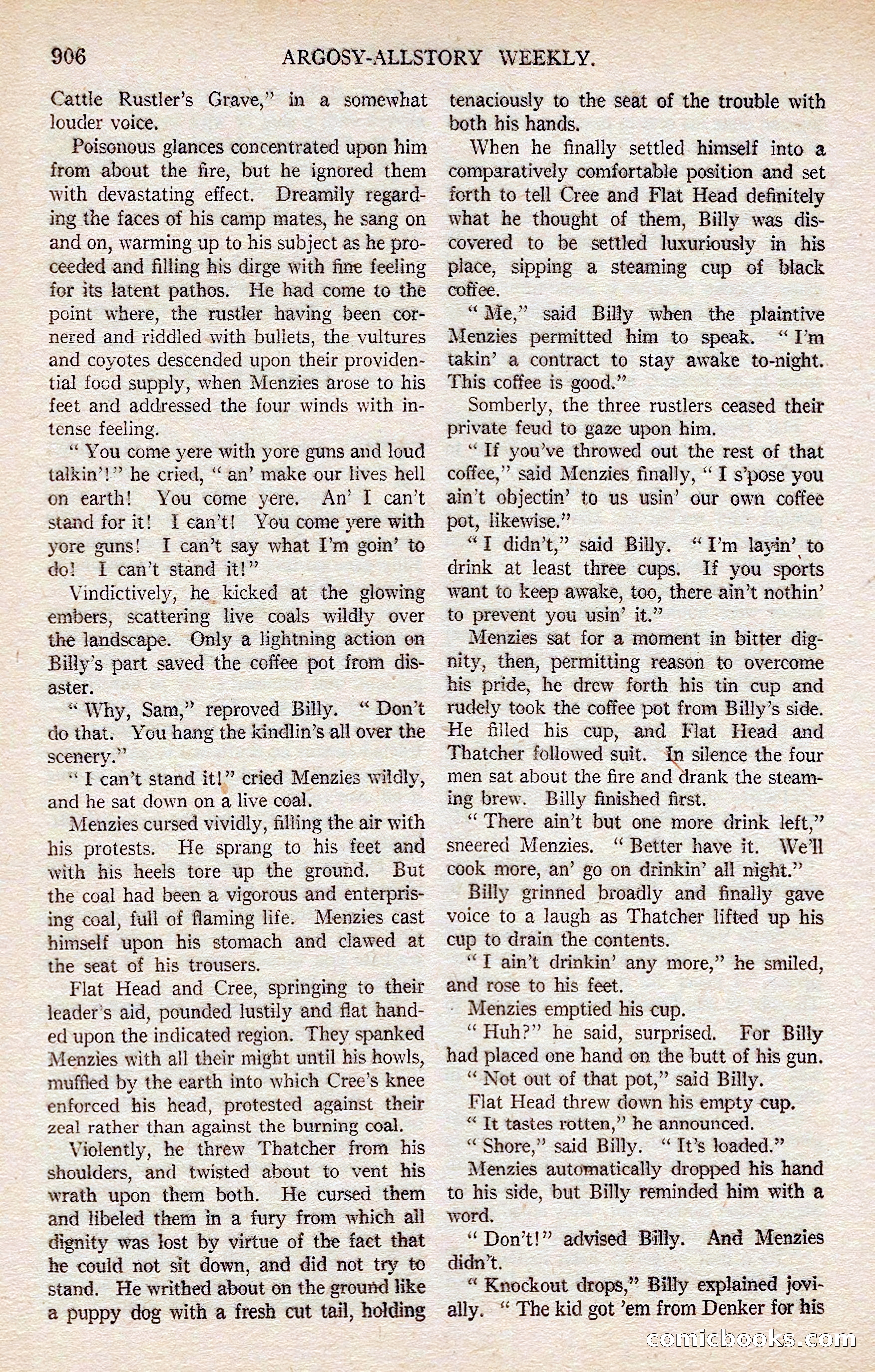 Argosy All-Story Weekly — page 116 of 176