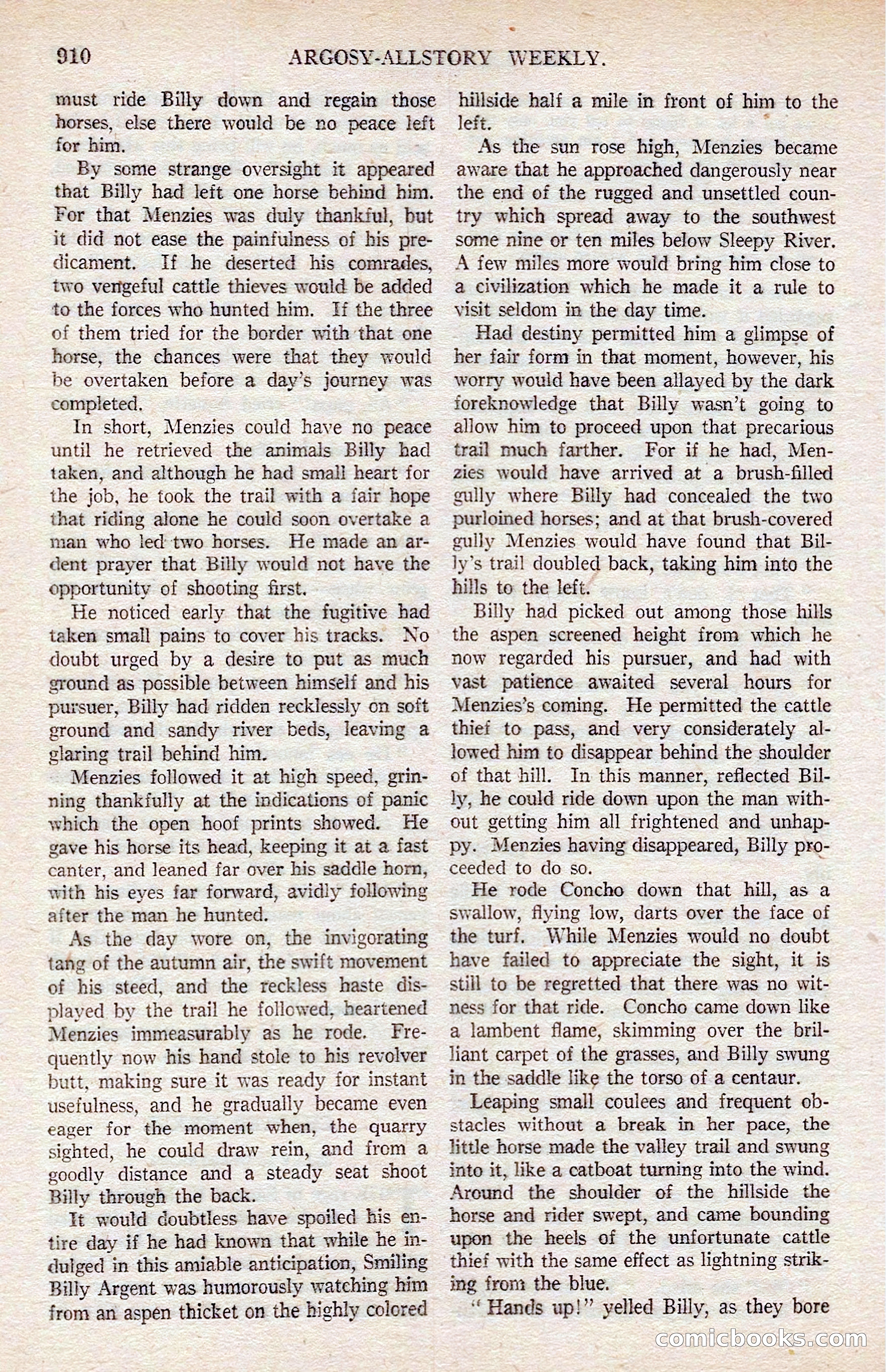 Argosy All-Story Weekly — page 120 of 176
