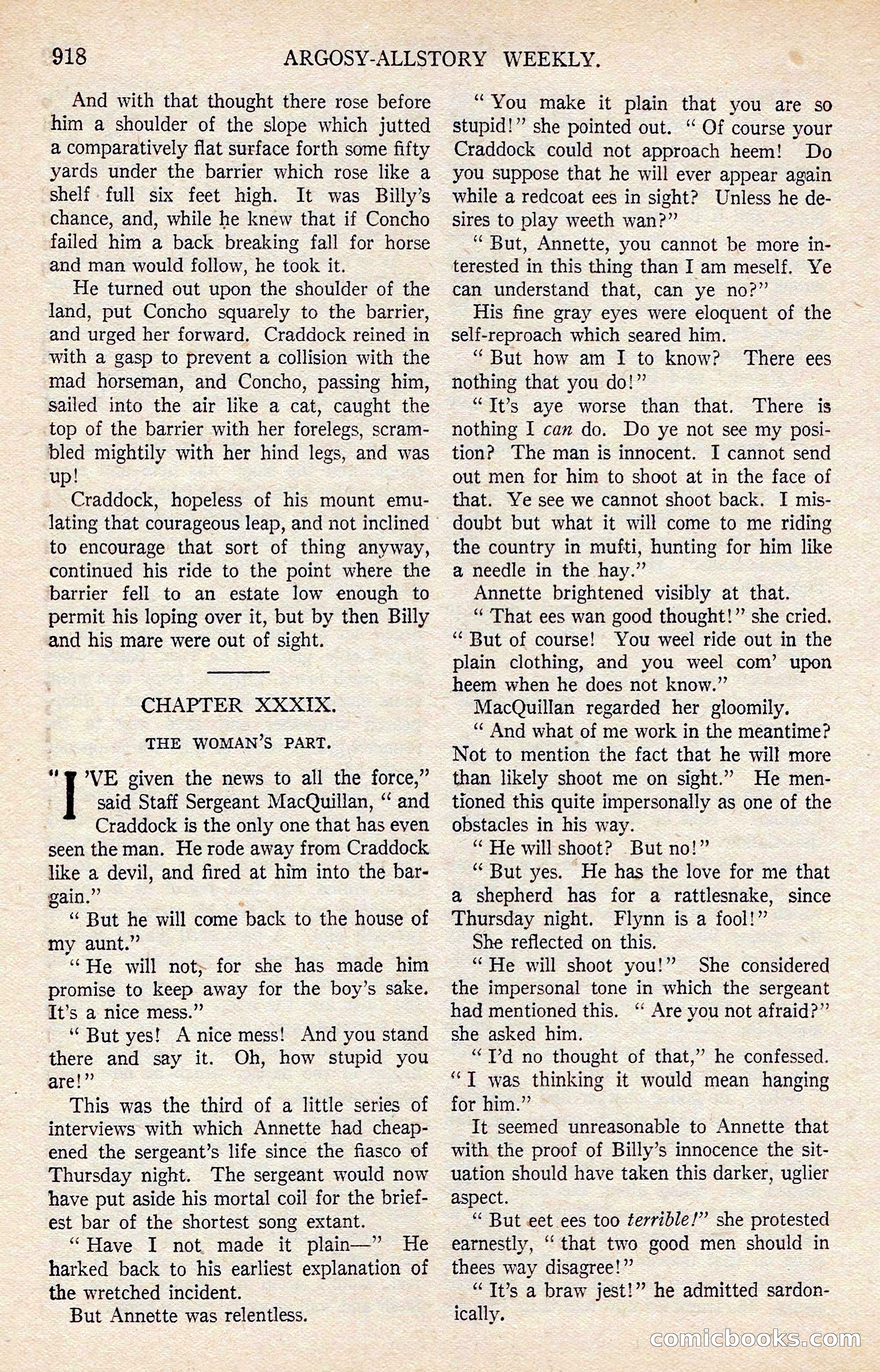 Argosy All-Story Weekly — page 128 of 176
