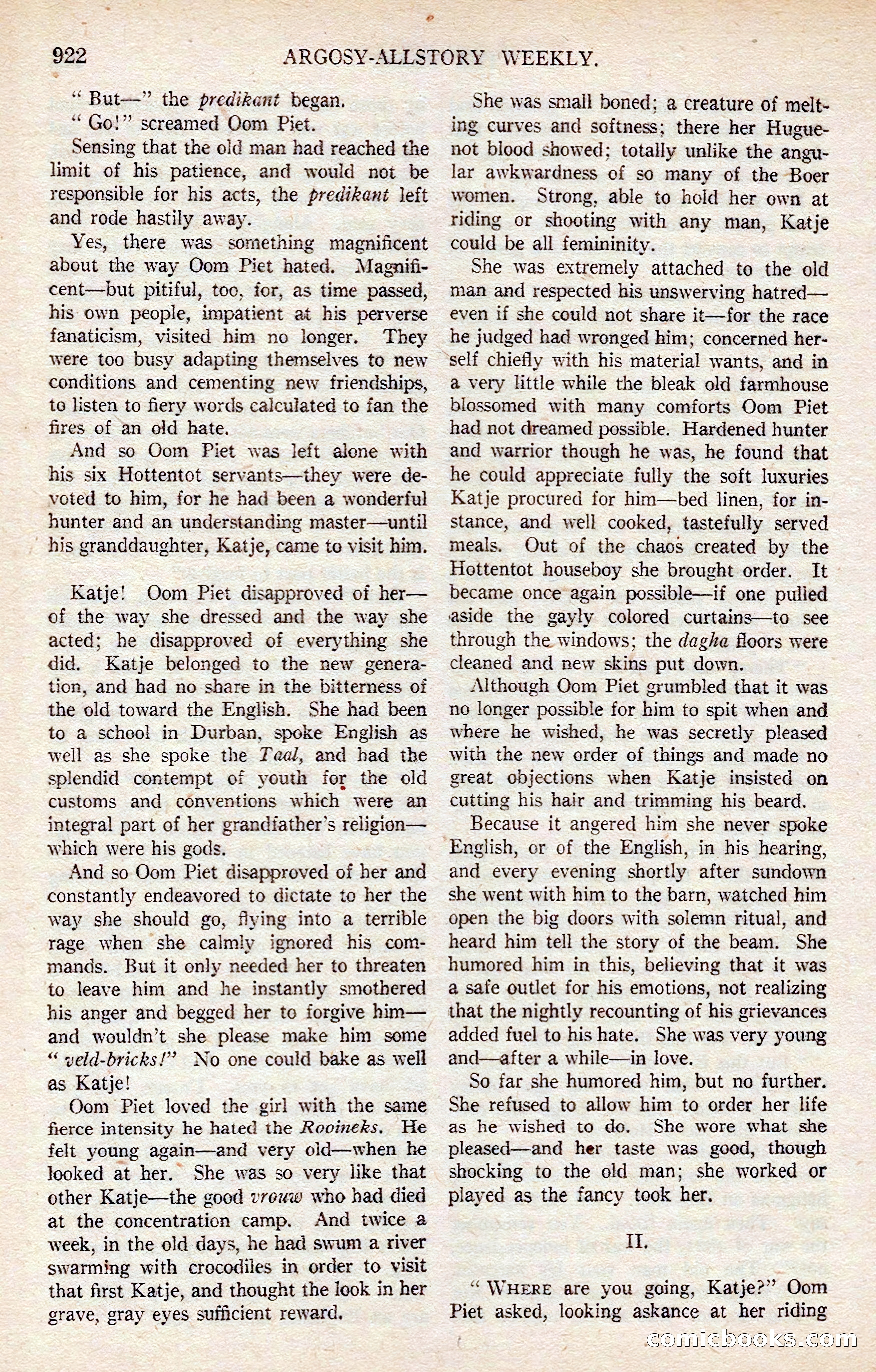 Argosy All-Story Weekly — page 132 of 176
