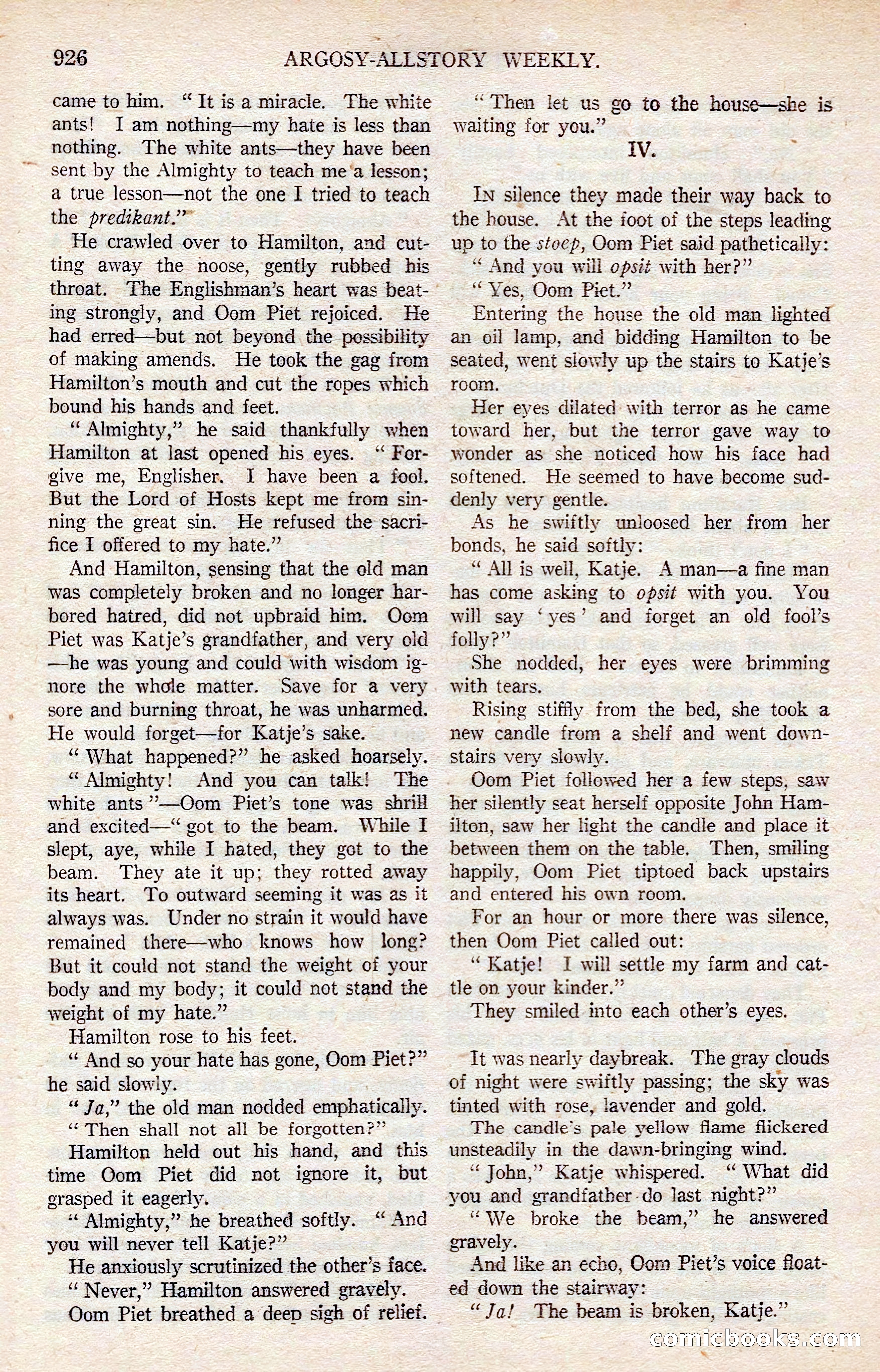 Argosy All-Story Weekly — page 136 of 176