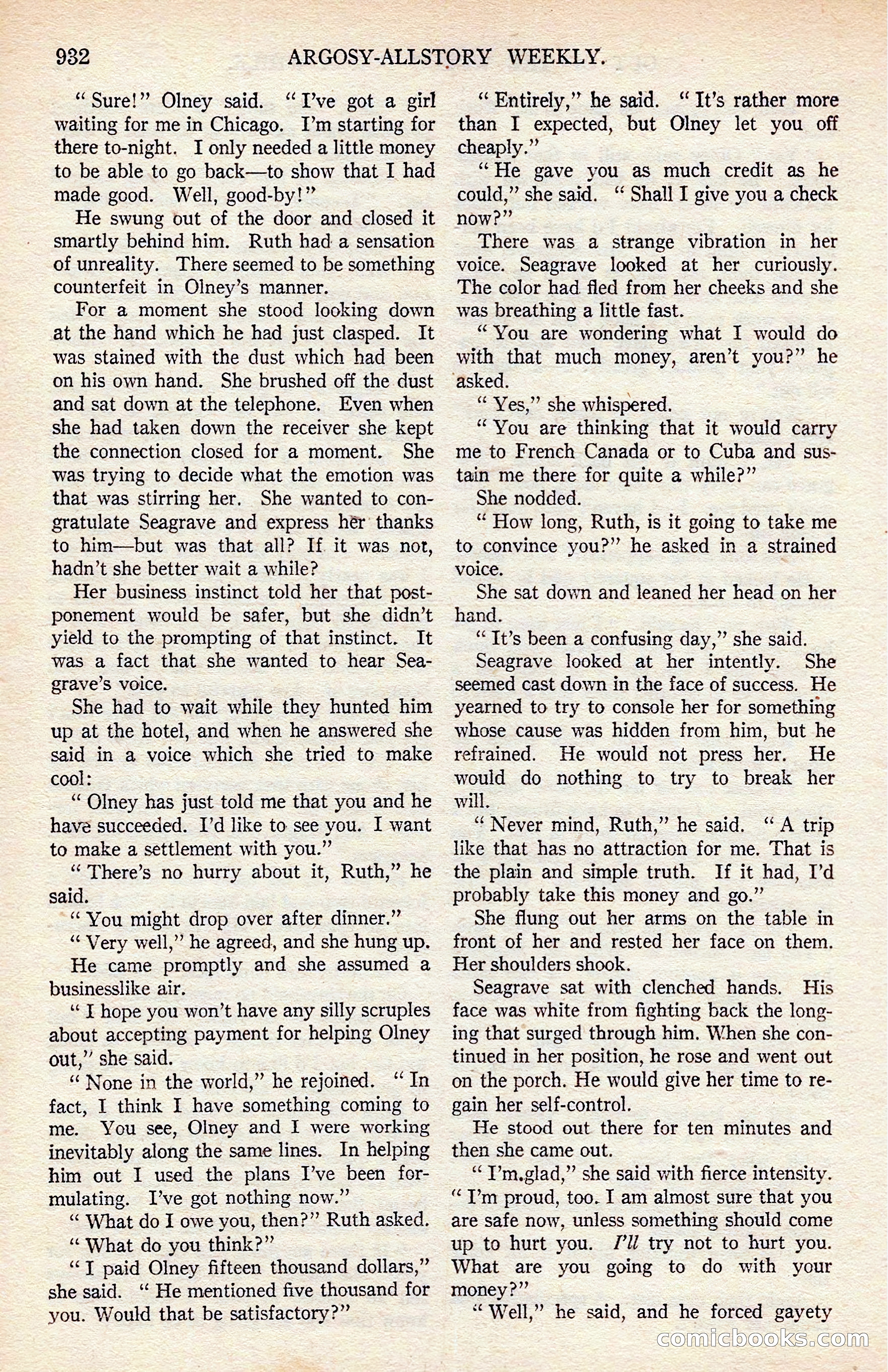 Argosy All-Story Weekly — page 142 of 176