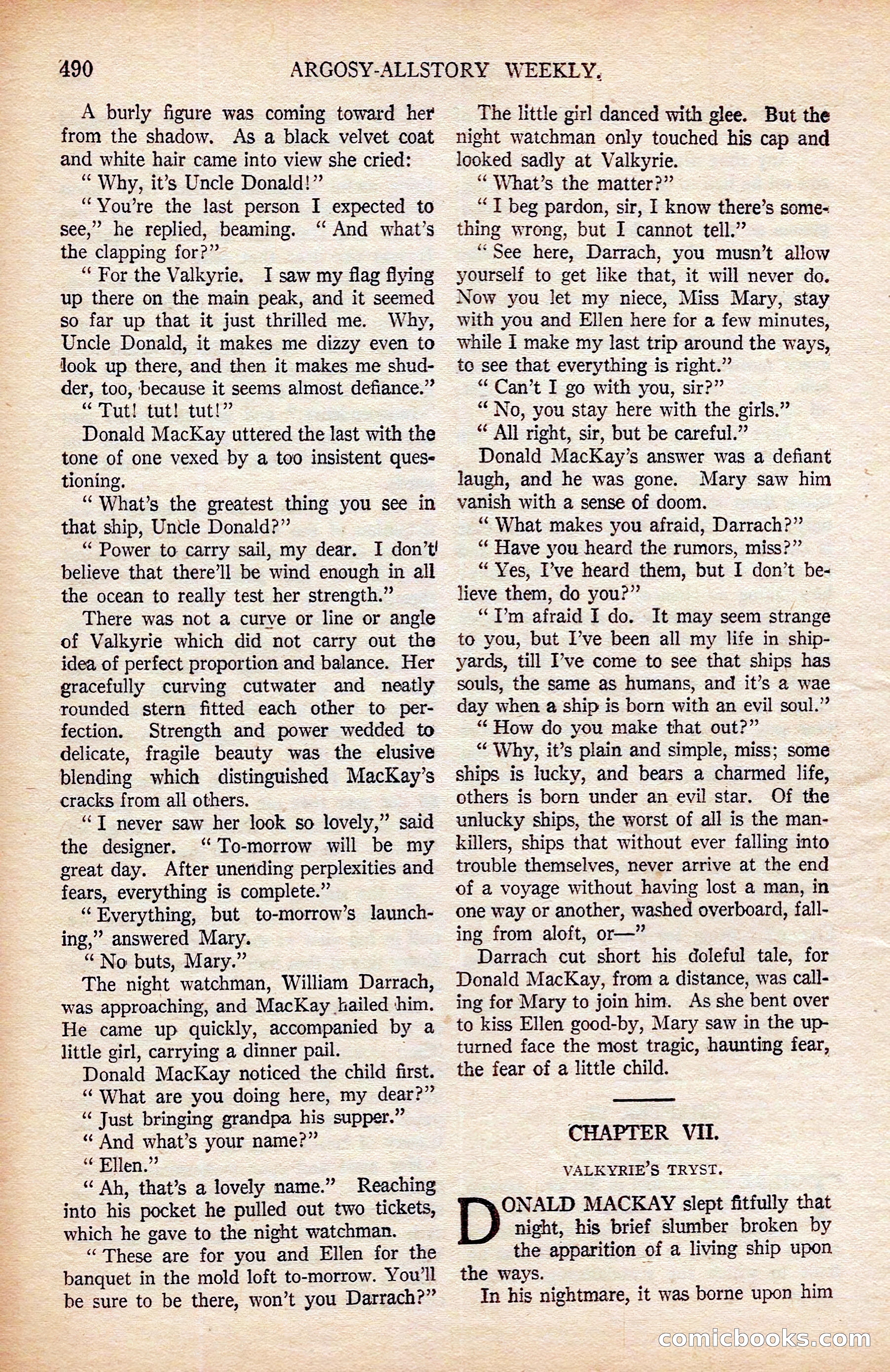 Argosy All-Story Weekly, April 19, 1924 — page 20 of 172
