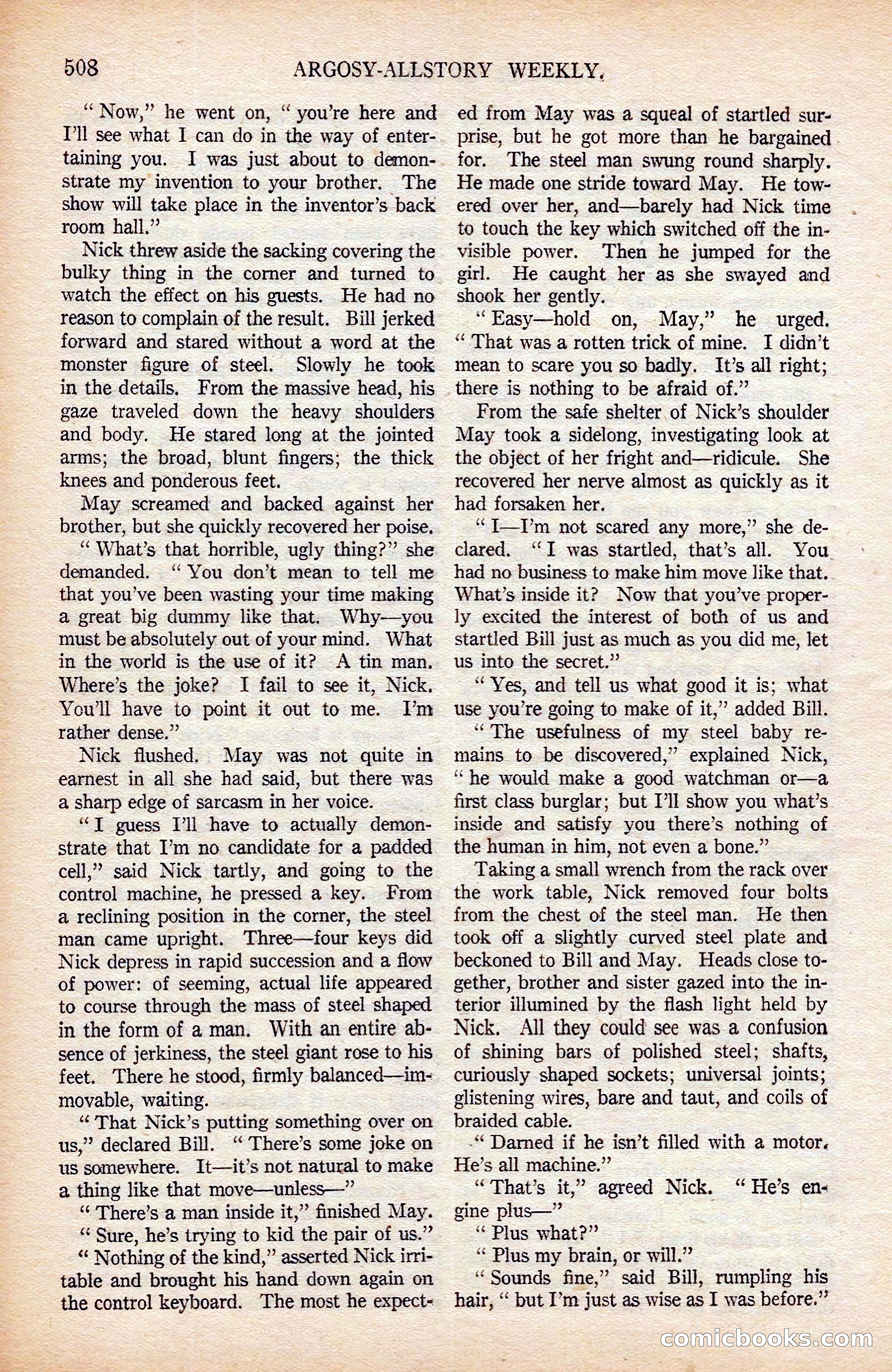 Argosy All-Story Weekly, April 19, 1924 — page 38 of 172