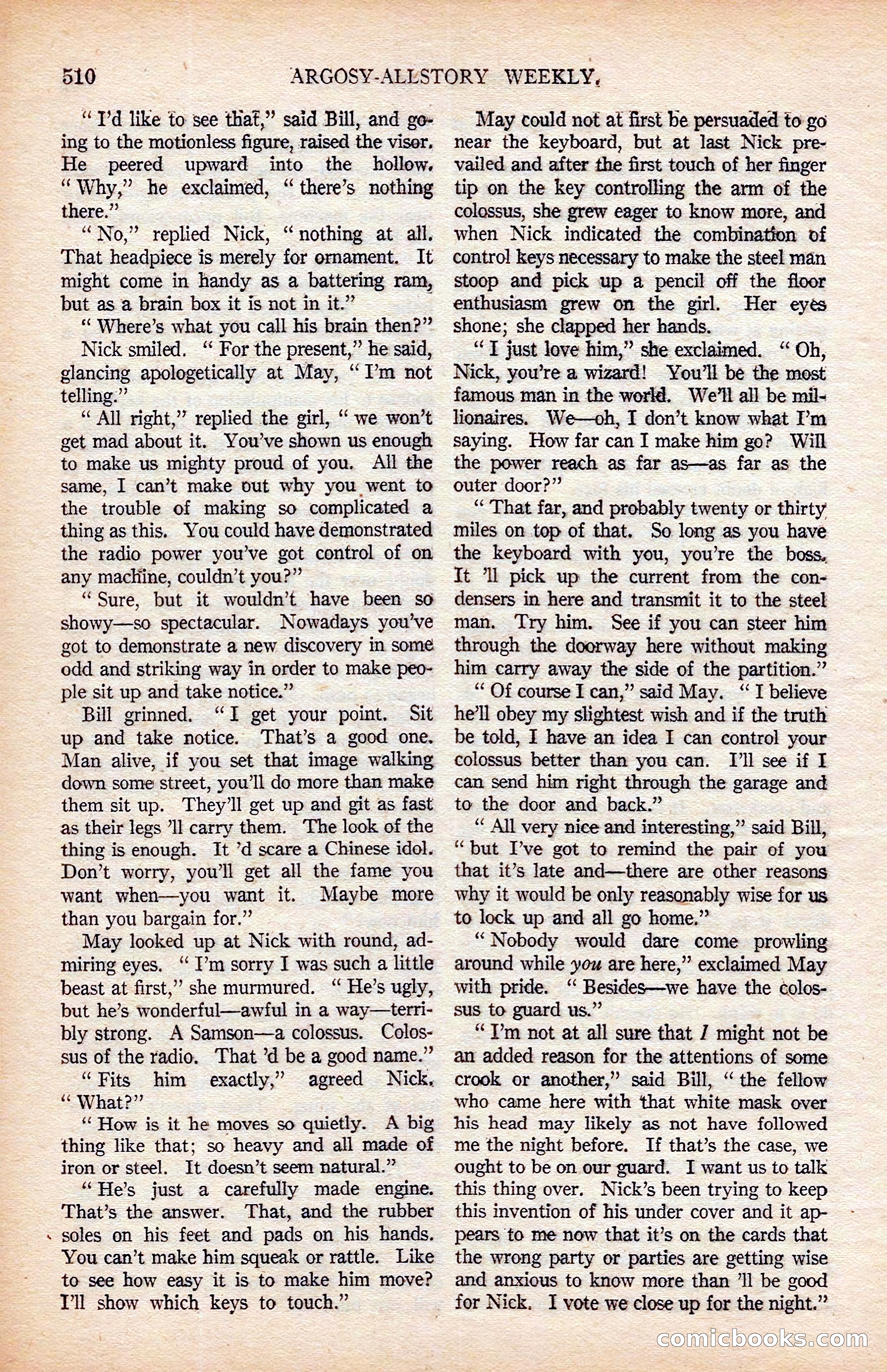 Argosy All-Story Weekly, April 19, 1924 — page 40 of 172