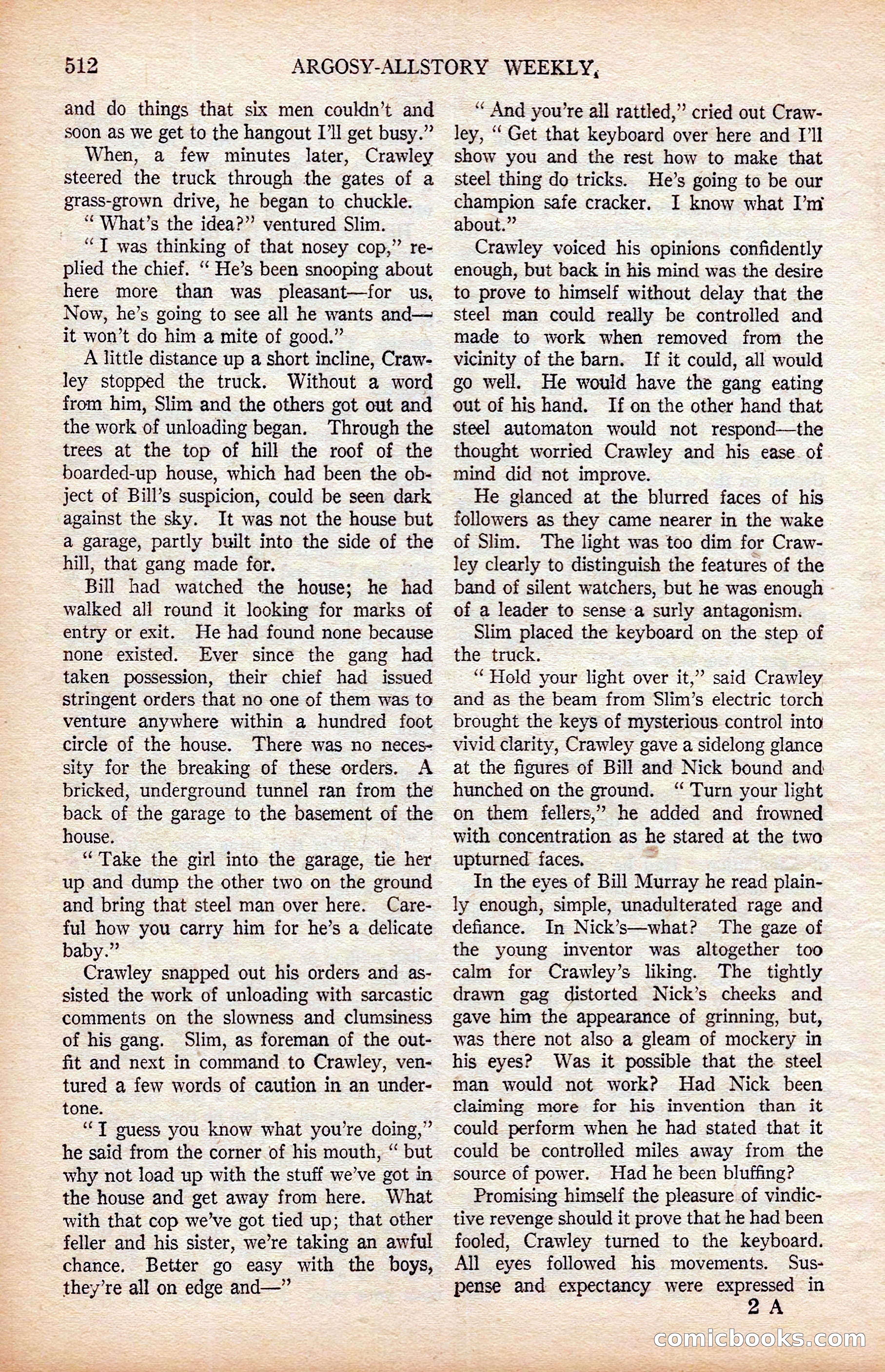 Argosy All-Story Weekly, April 19, 1924 — page 42 of 172