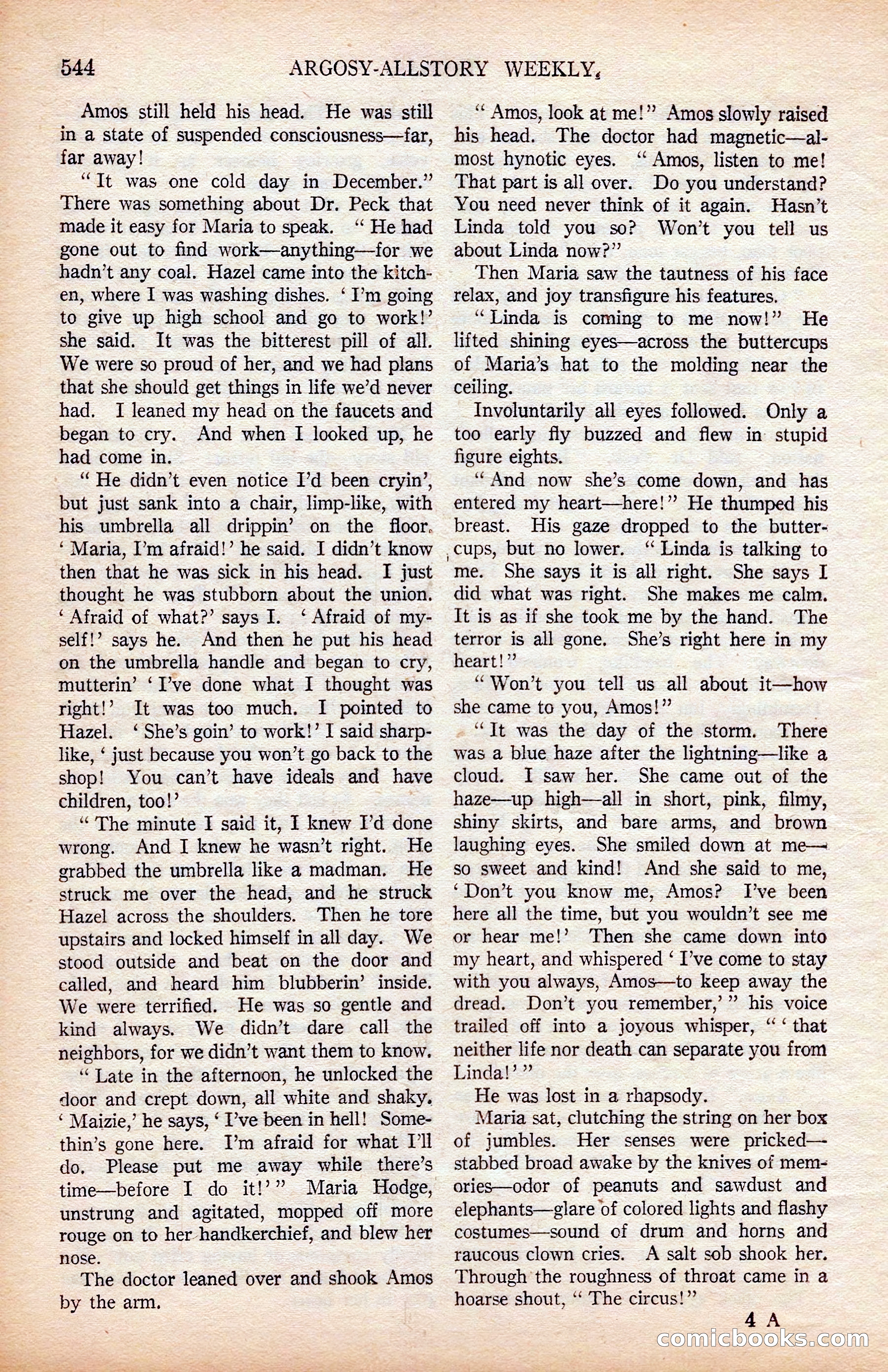 Argosy All-Story Weekly, April 19, 1924 — page 74 of 172
