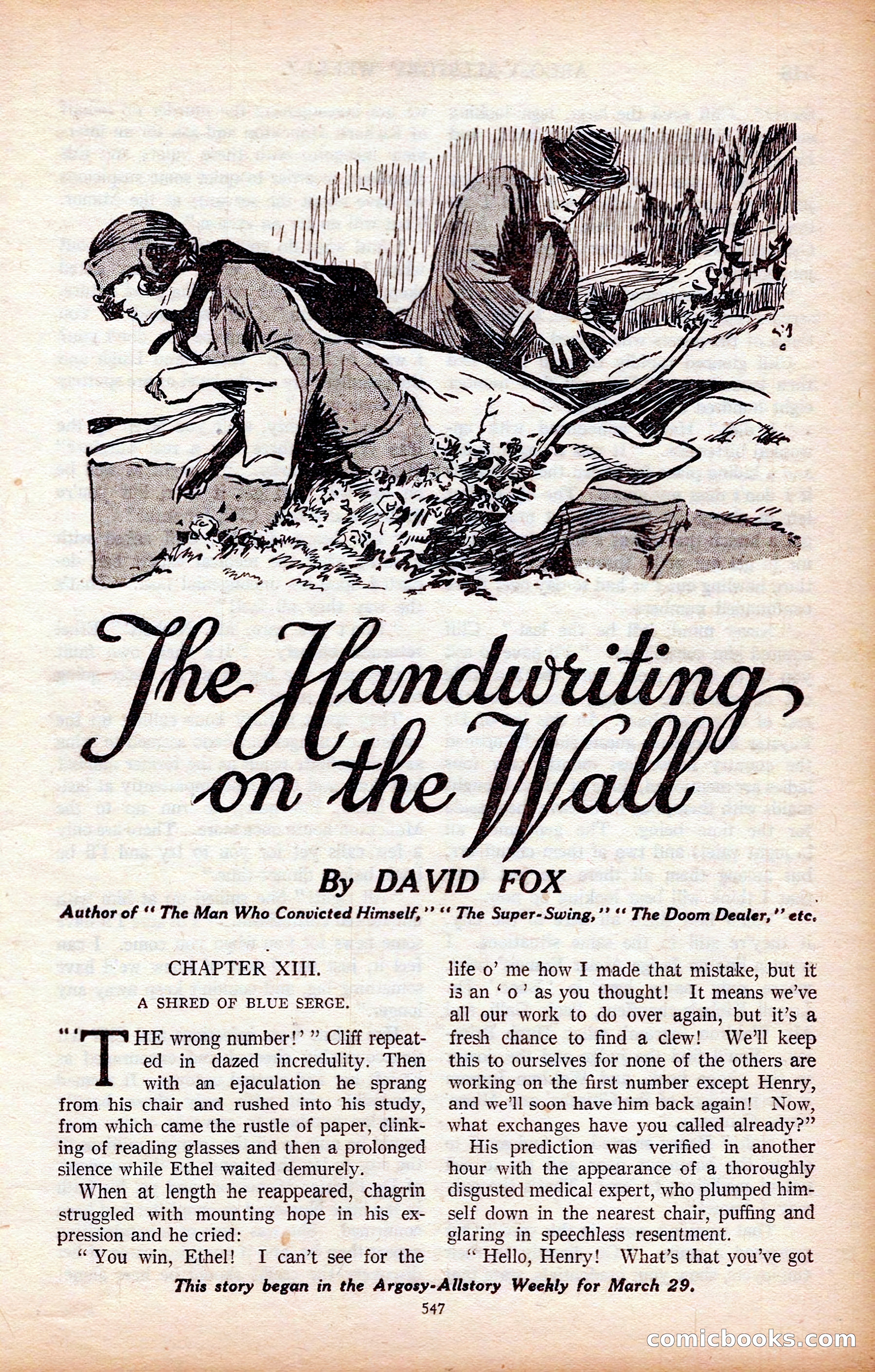 Argosy All-Story Weekly, April 19, 1924 — page 77 of 172