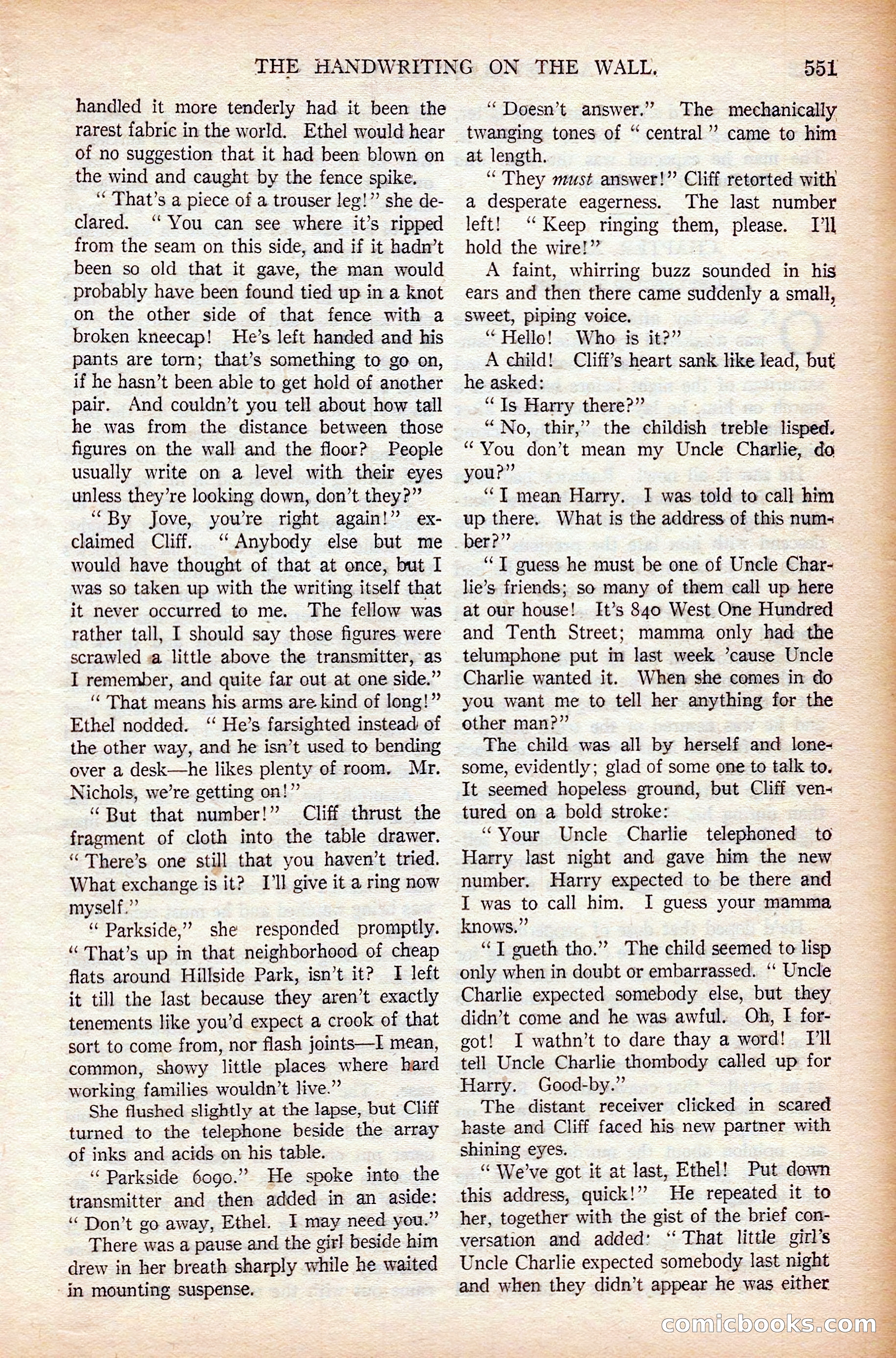 Argosy All-Story Weekly, April 19, 1924 — page 81 of 172
