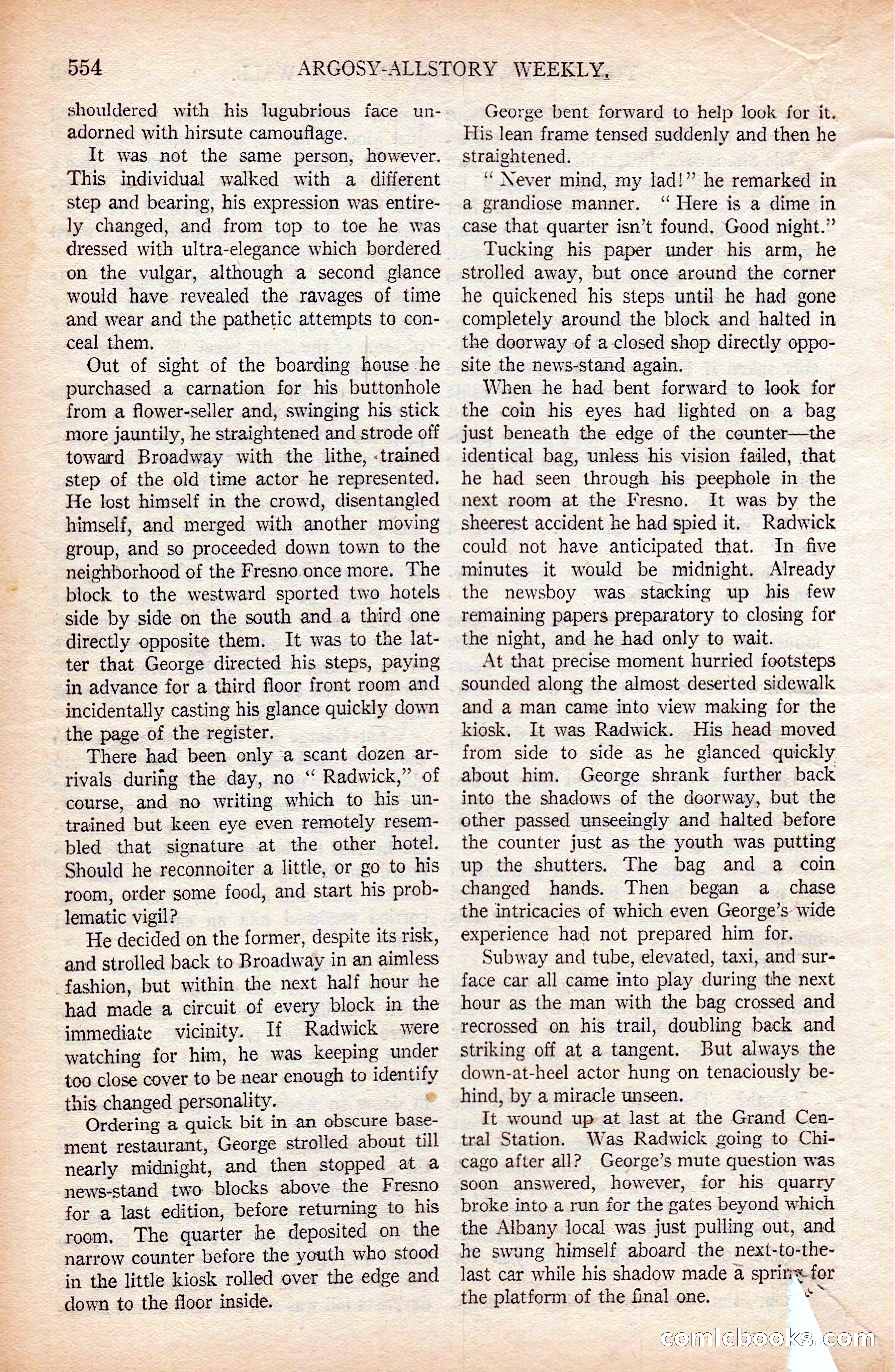 Argosy All-Story Weekly, April 19, 1924 — page 84 of 172