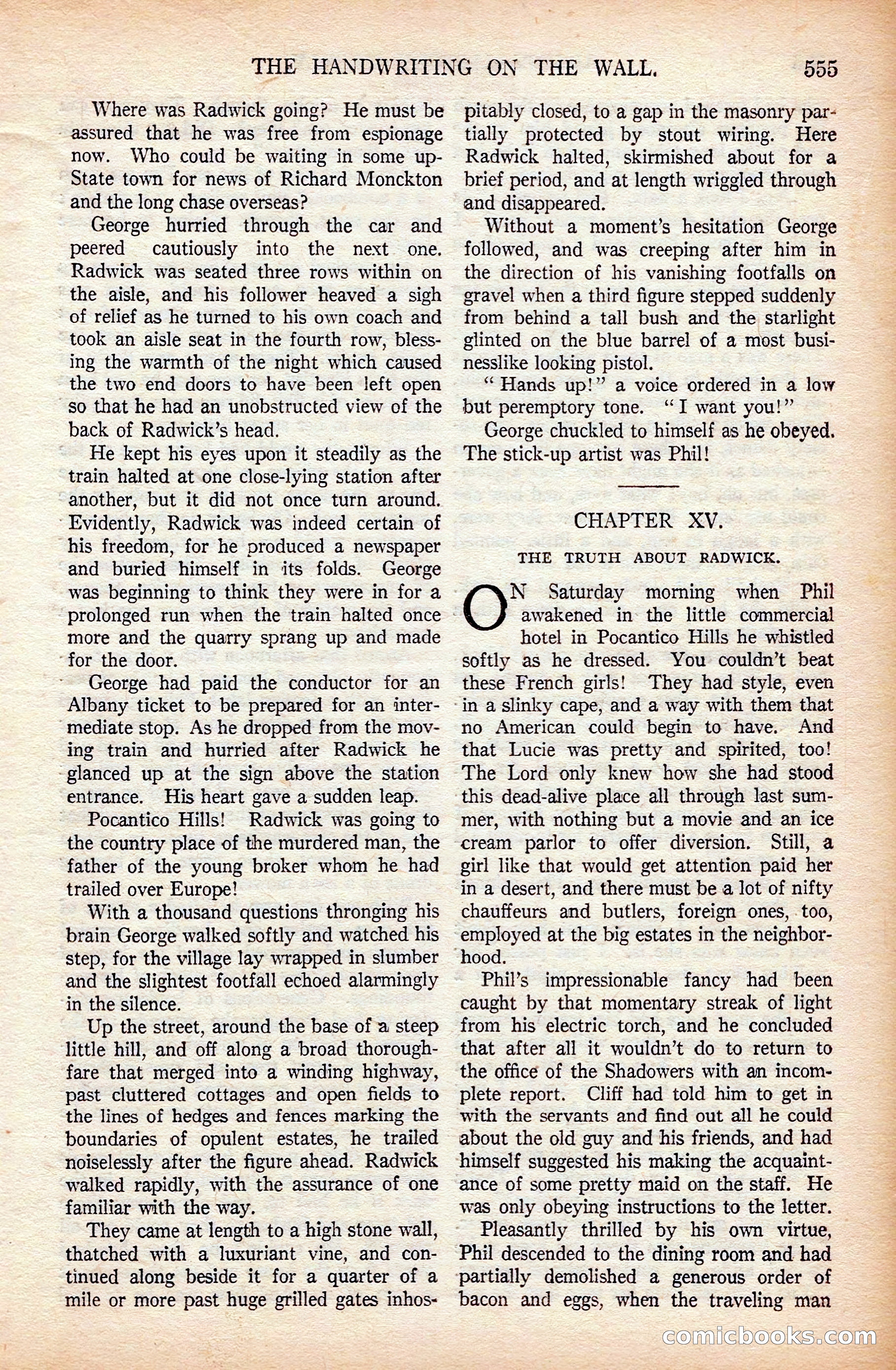 Argosy All-Story Weekly, April 19, 1924 — page 85 of 172