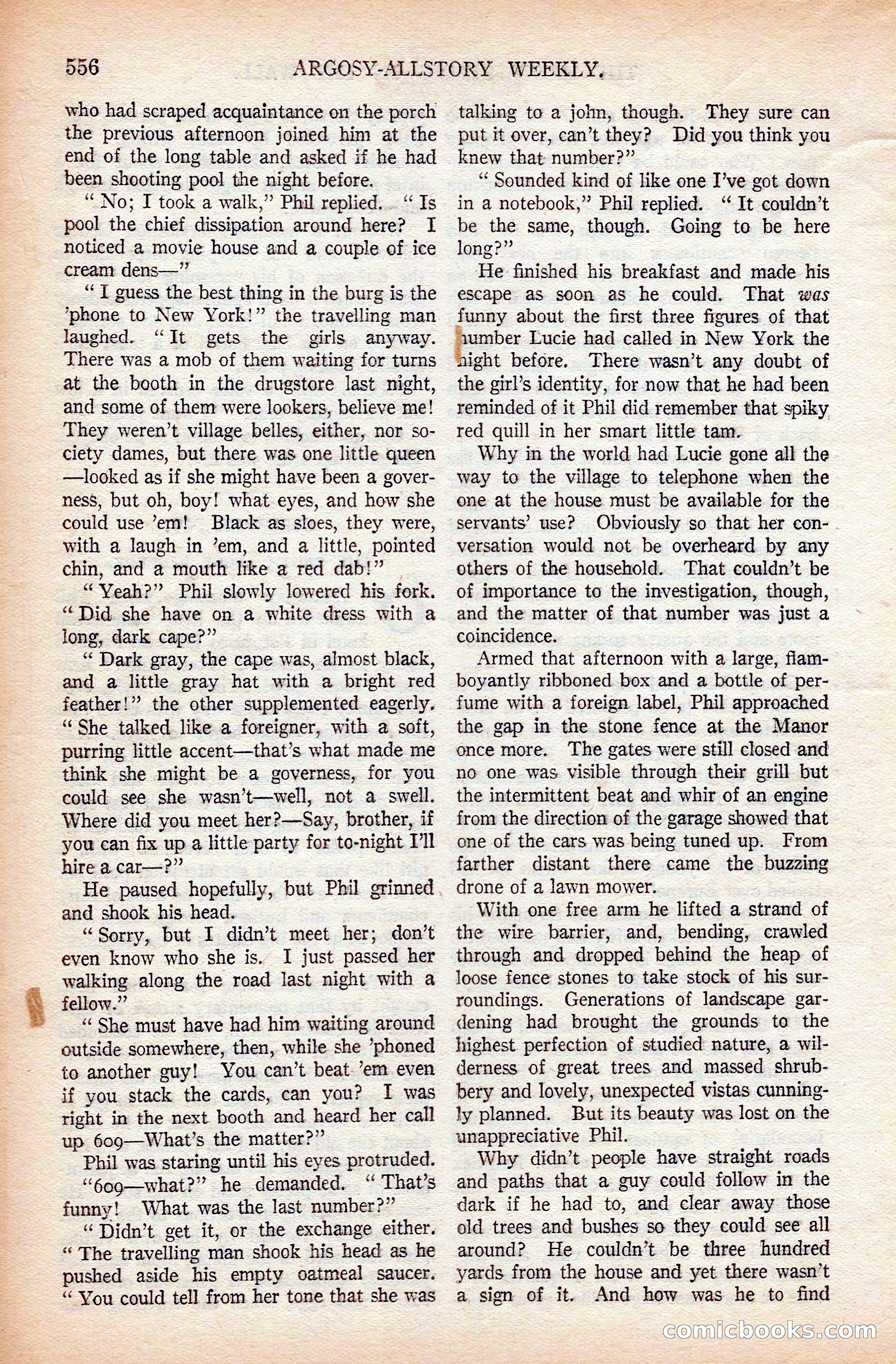 Argosy All-Story Weekly, April 19, 1924 — page 86 of 172